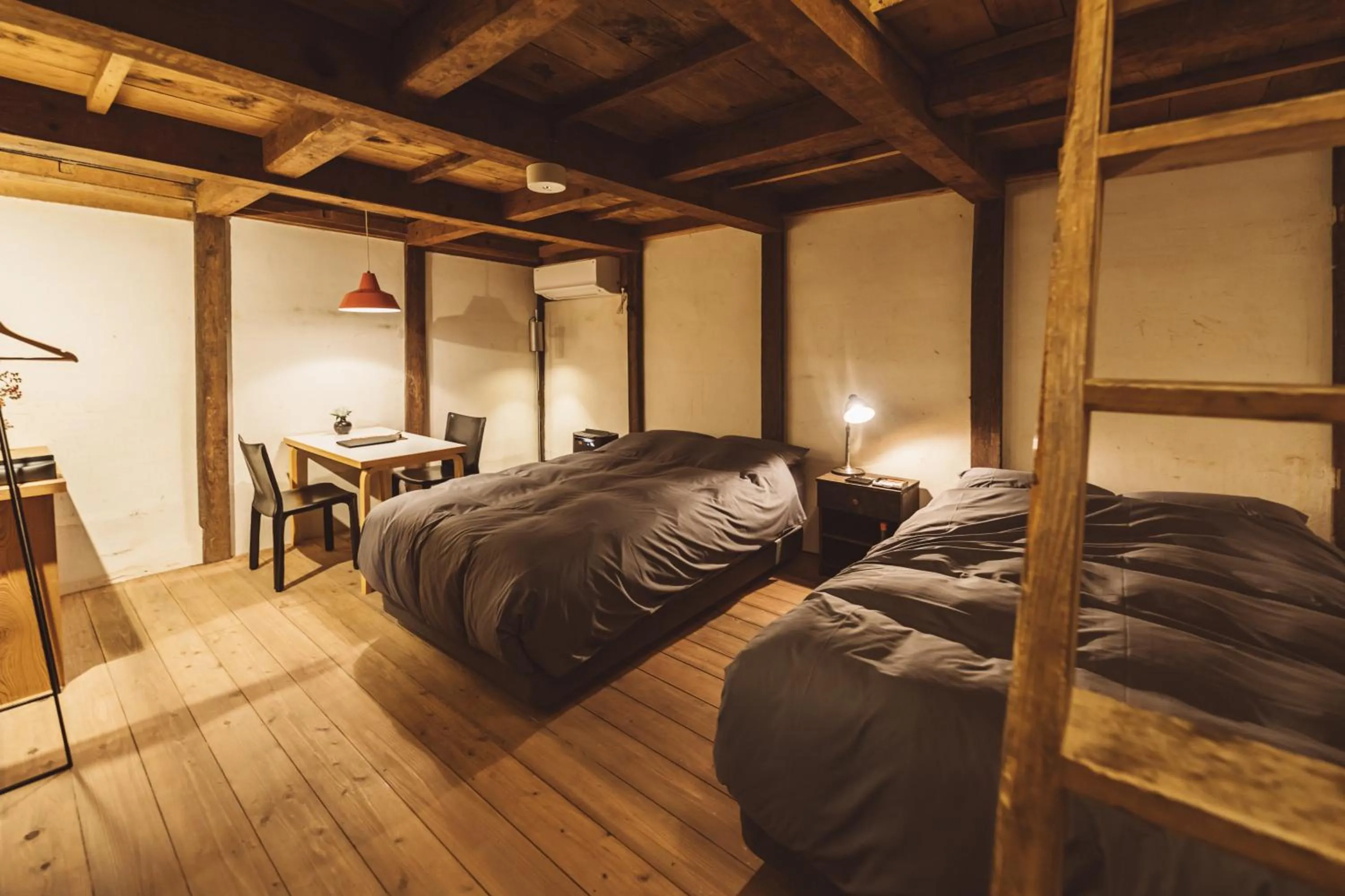 Dining area, Bed in NIPPONIA Kosuge Village