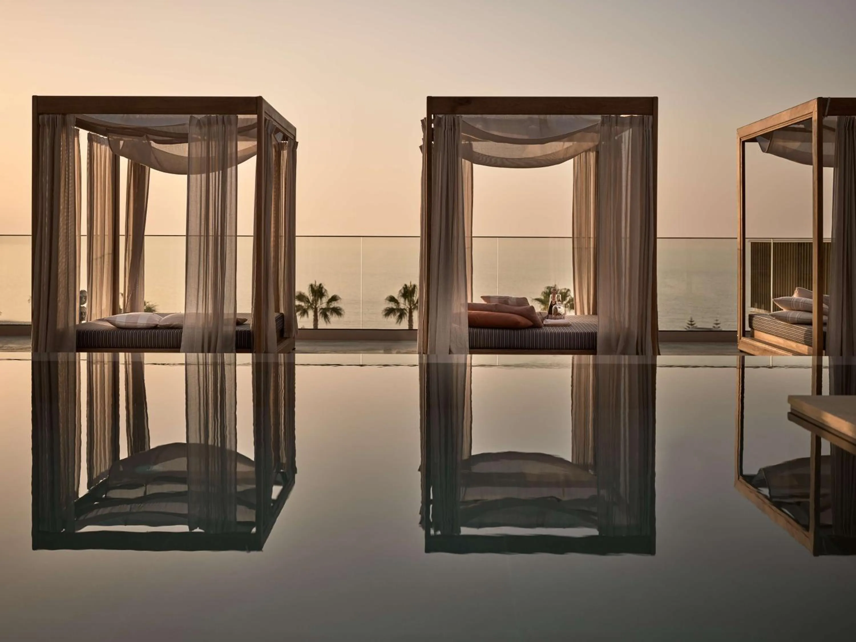 Pool view in The Royal Senses Resort & Spa Crete, Curio Collection by Hilton