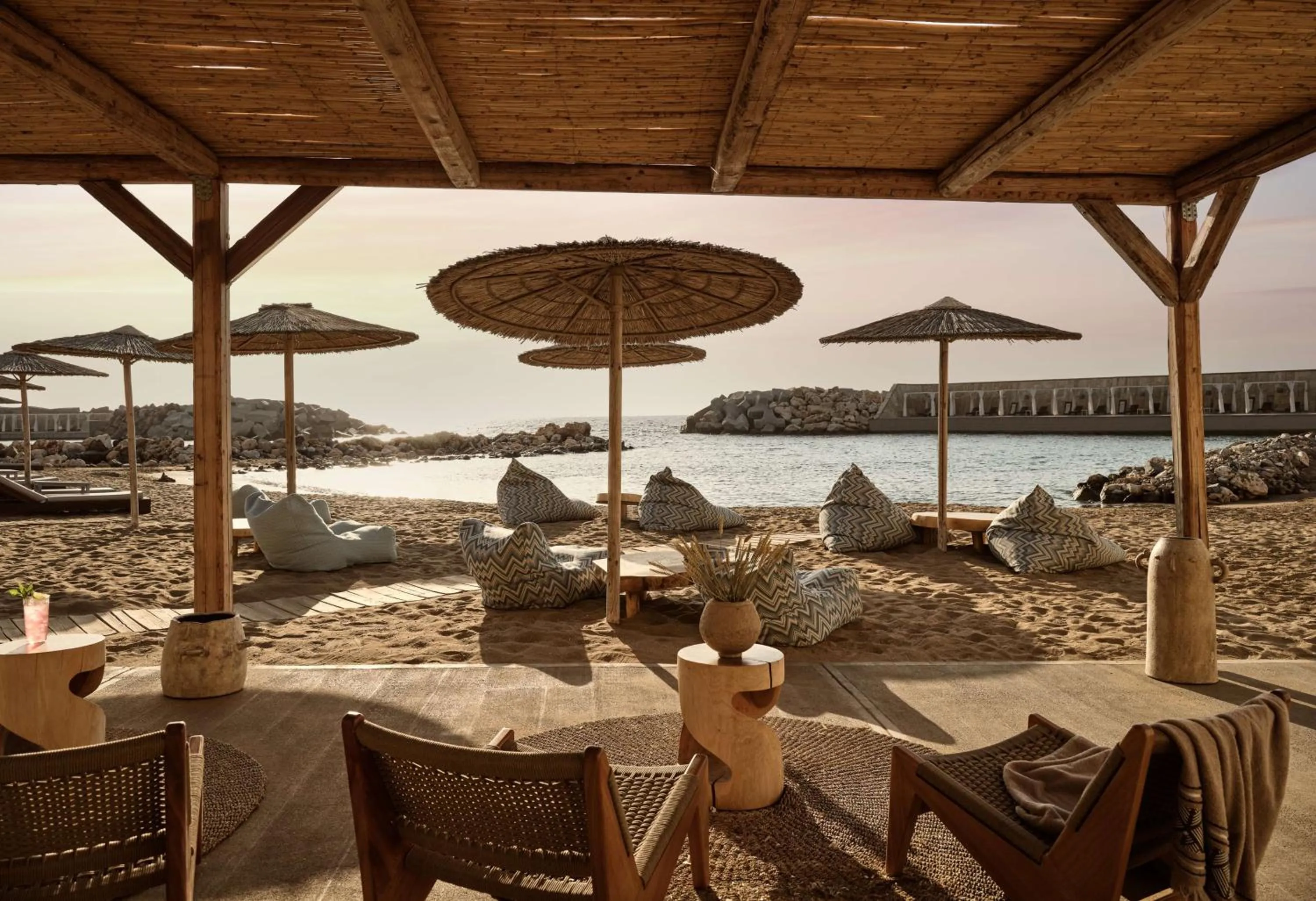 Lounge or bar in The Royal Senses Resort & Spa Crete, Curio Collection by Hilton