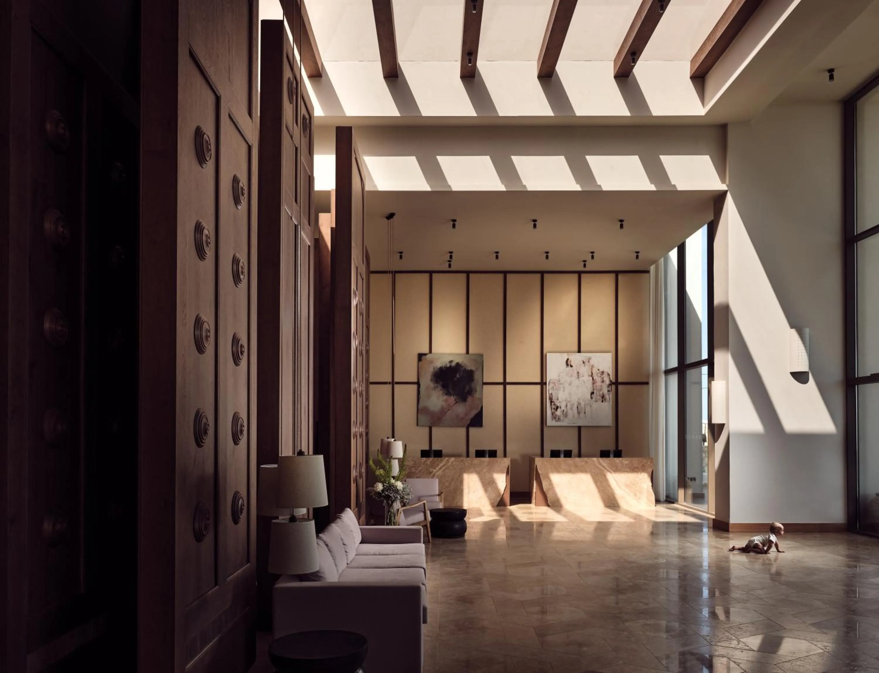 Lobby or reception in The Royal Senses Resort & Spa Crete, Curio Collection by Hilton