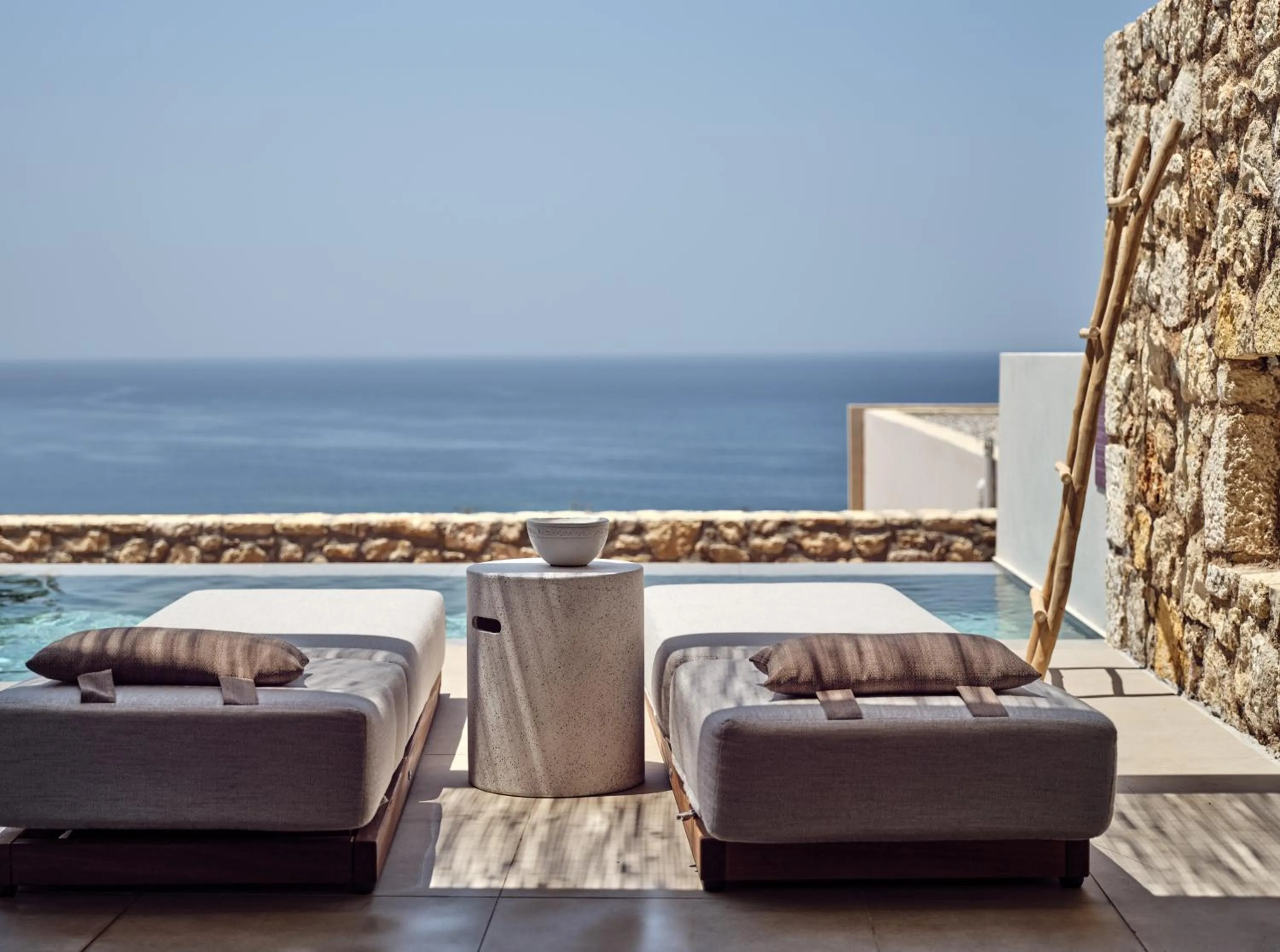 Swimming pool in The Royal Senses Resort & Spa Crete, Curio Collection by Hilton