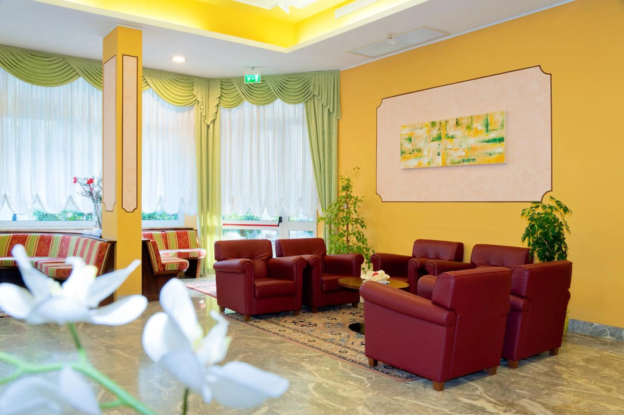 Lobby or reception in Terme Villa Pace