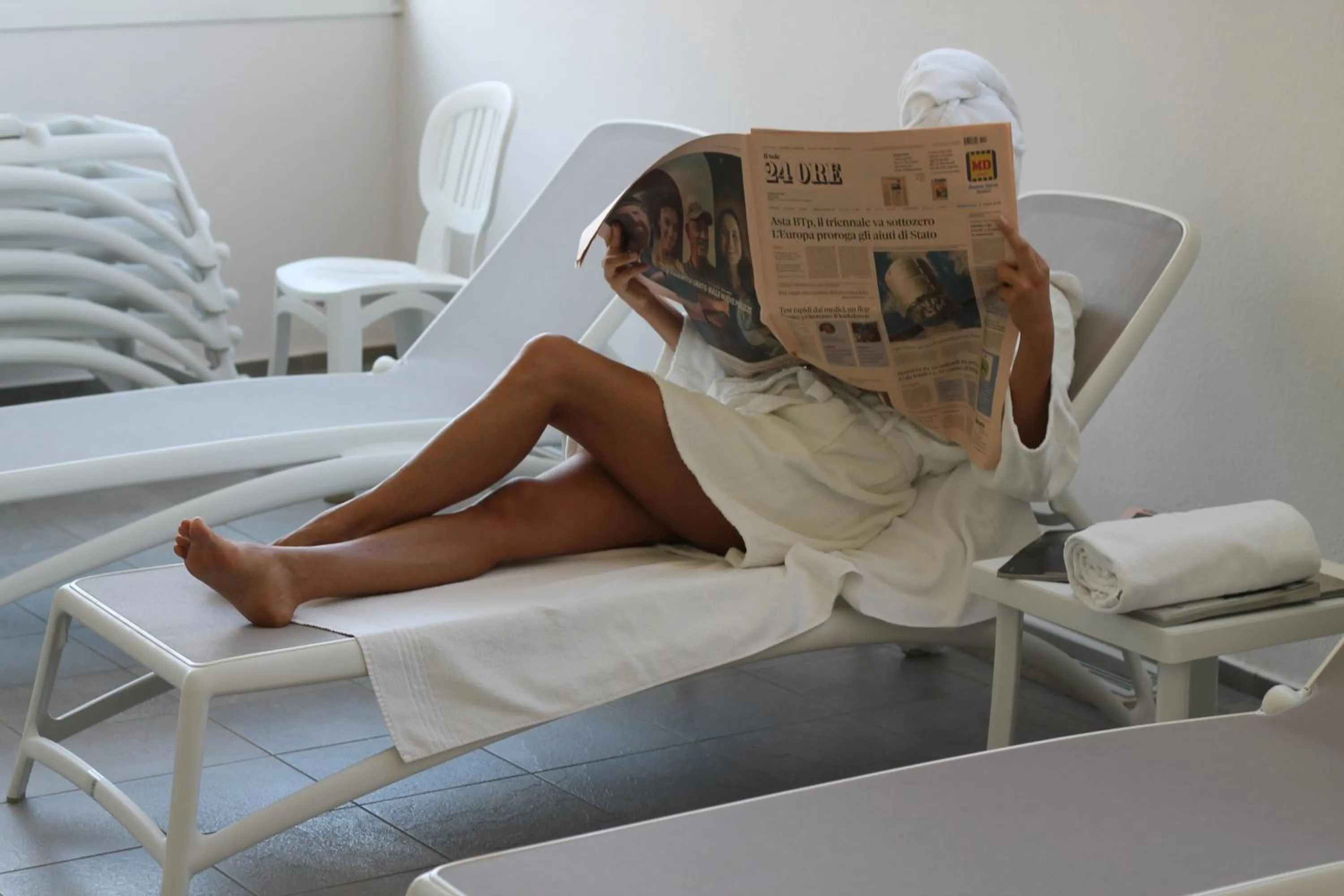 Hot Spring Bath in Terme Villa Pace