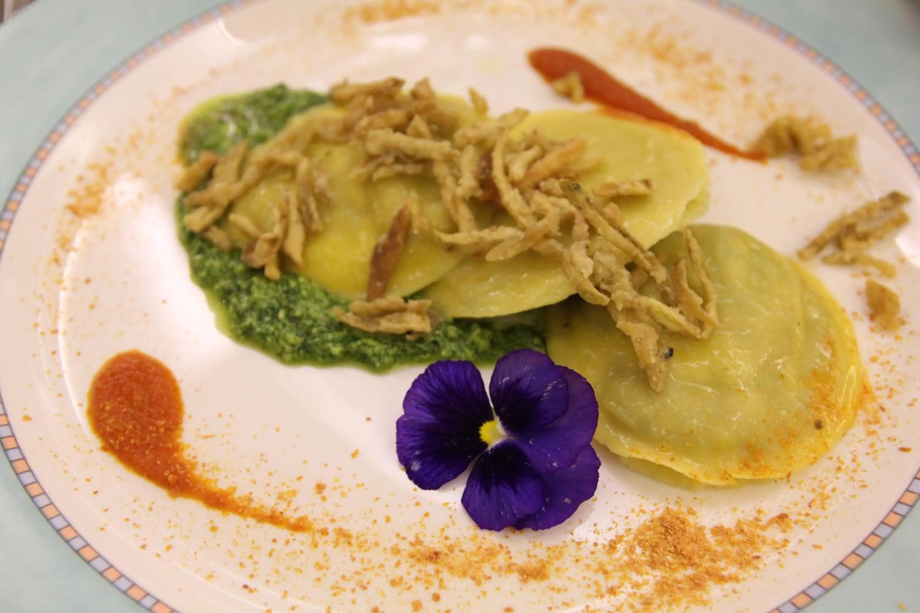 Food close-up in Terme Villa Pace