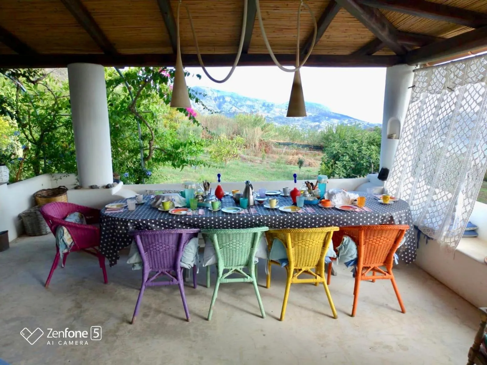 Patio in B&B Al Salvatore Di Lipari