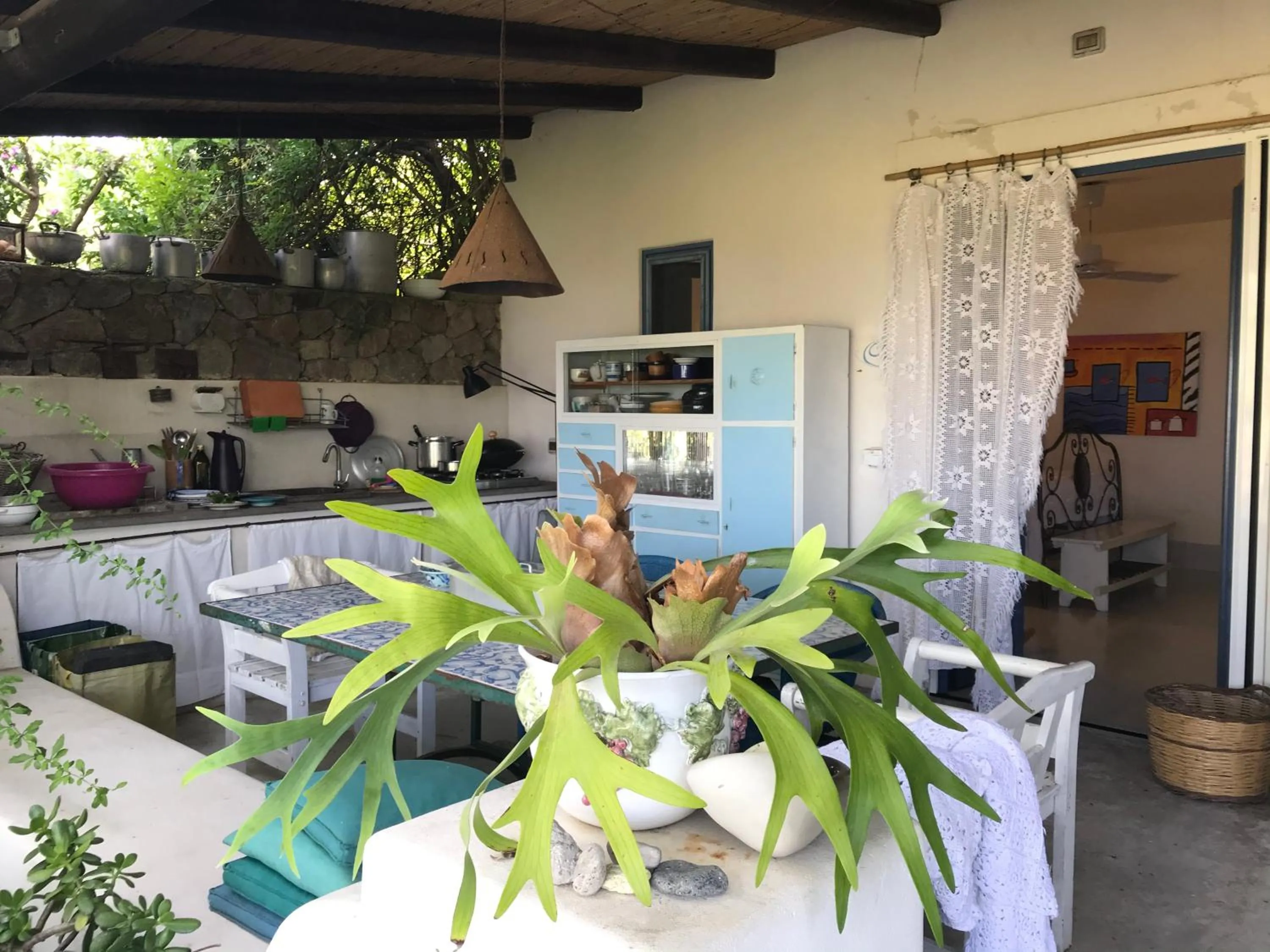 Patio in B&B Al Salvatore Di Lipari