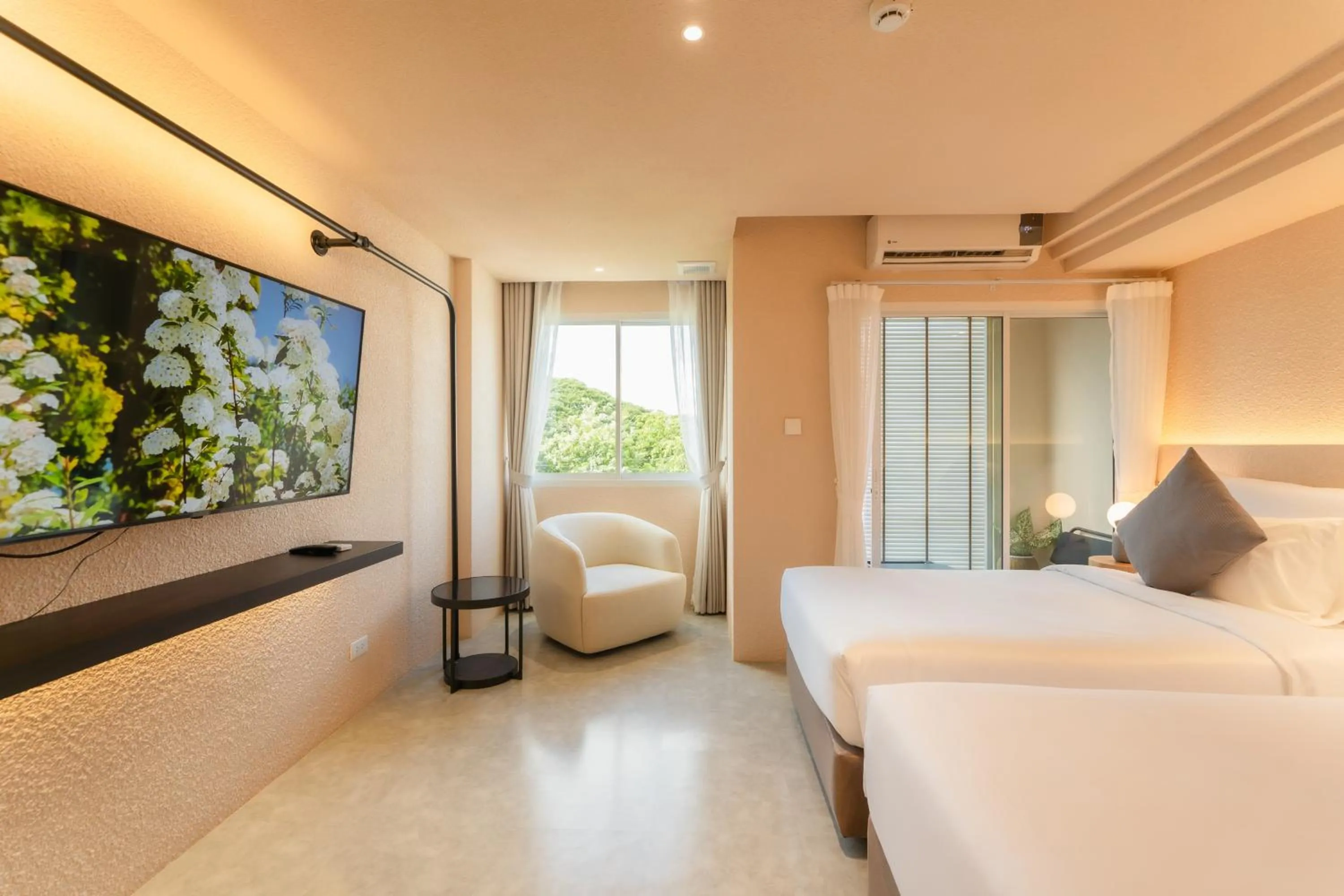 Bed in Mai Hotel Chiang Mai ใหม่โฮเทล เชียงใหม่