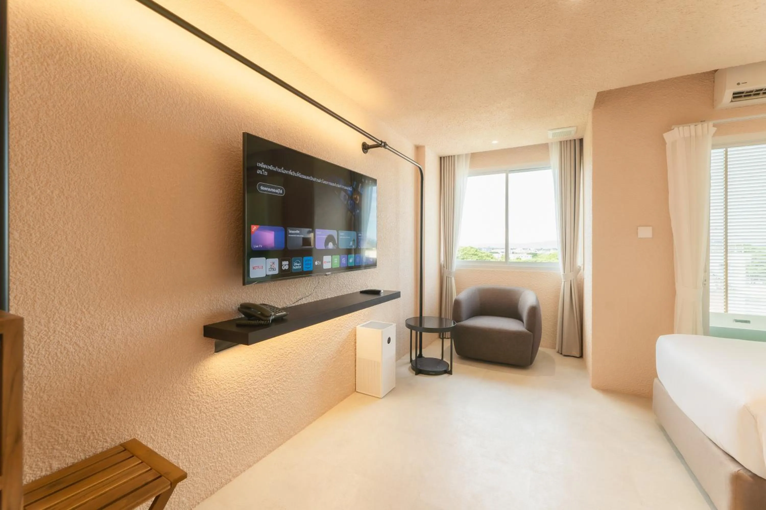 Bed in Mai Hotel Chiang Mai ใหม่โฮเทล เชียงใหม่