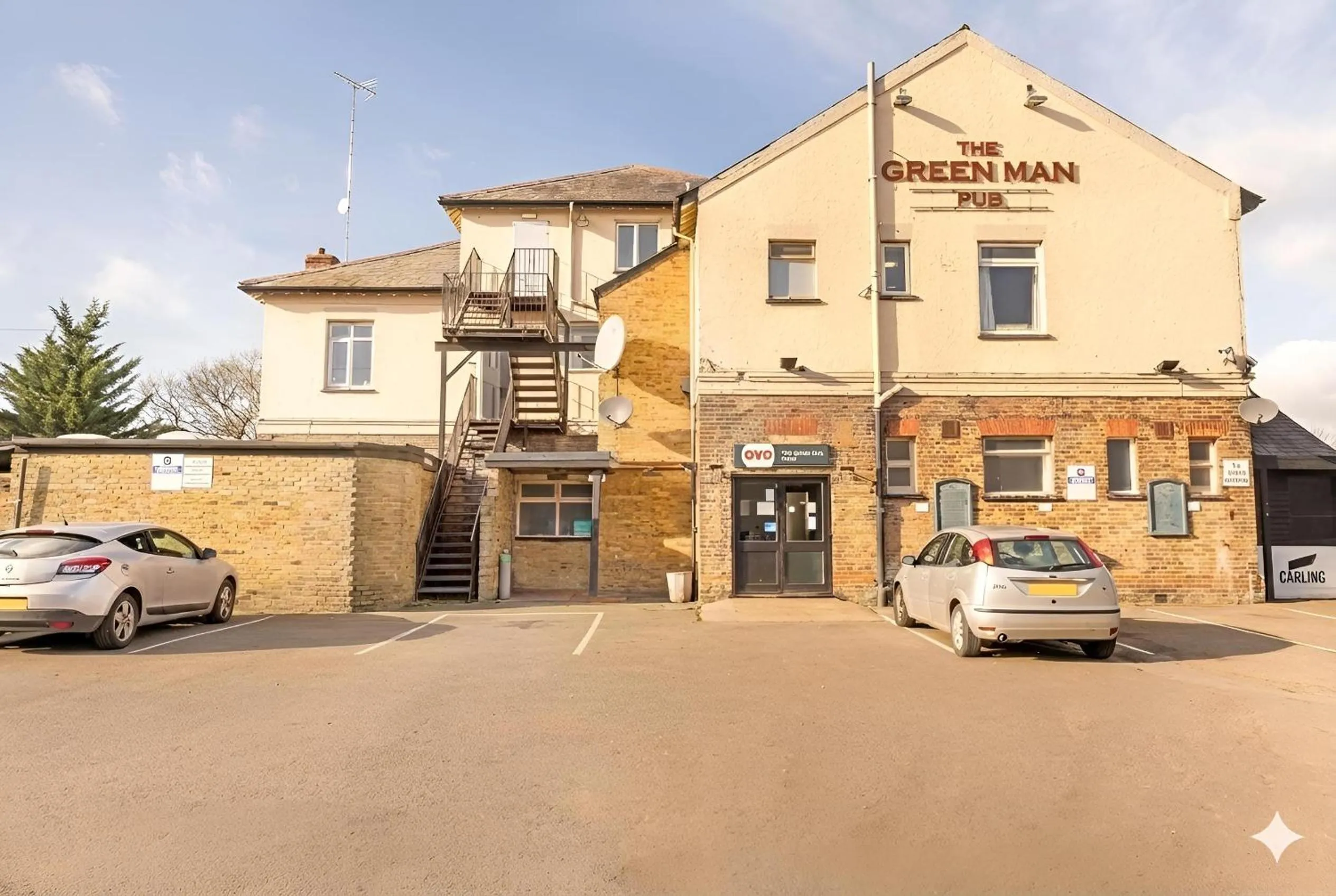 Property building in The Green Man Pub and Hotel by OYO