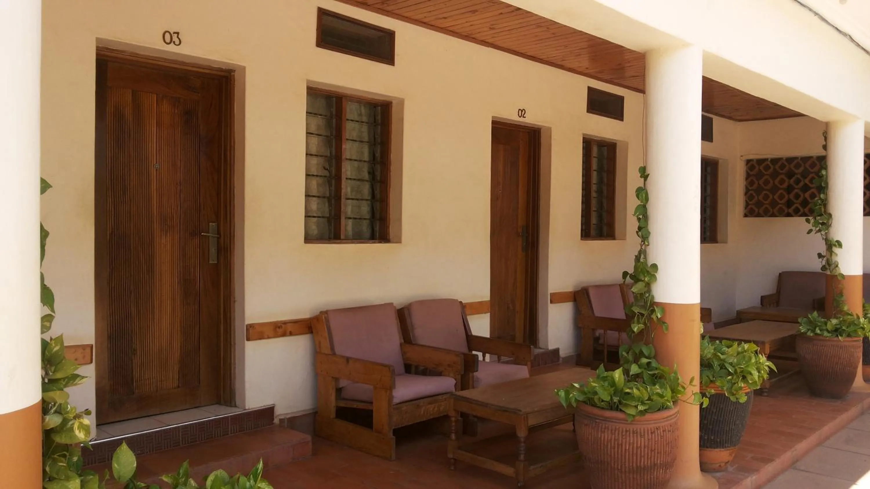 Balcony/Terrace in Zawadi Hotel