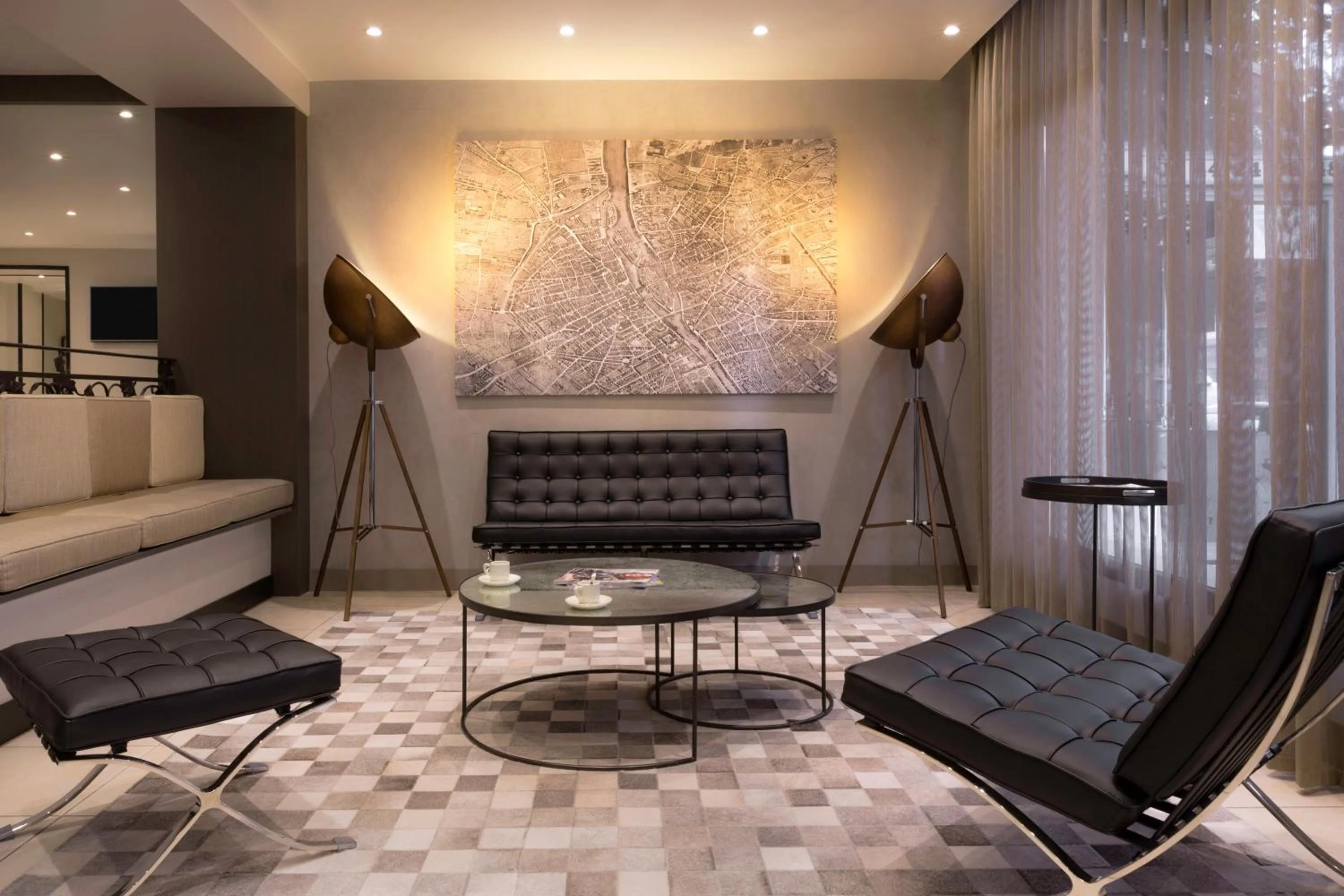 Living room in Hotel Paris Italie