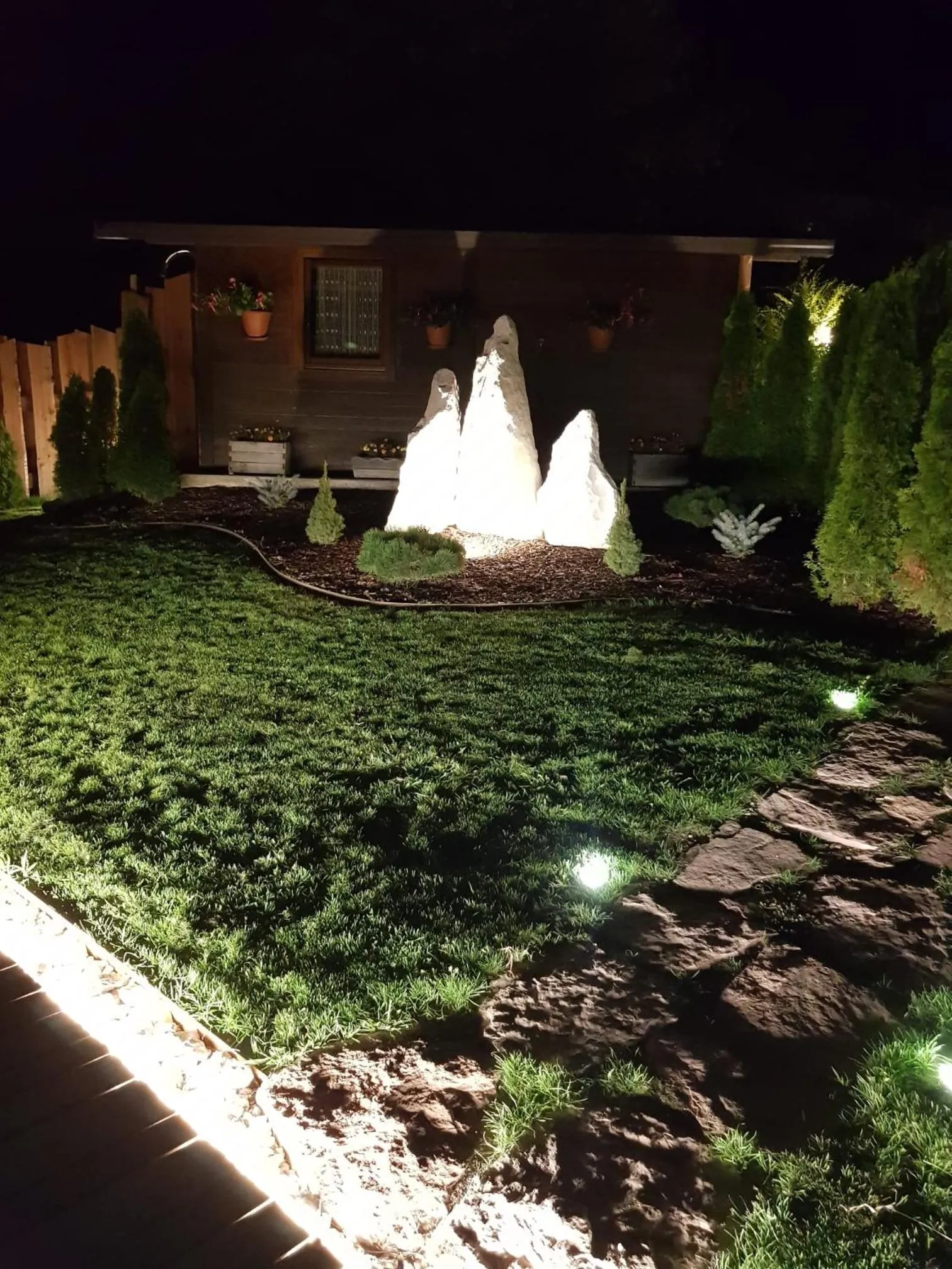 Garden view in AGRITURISMO La Giasena