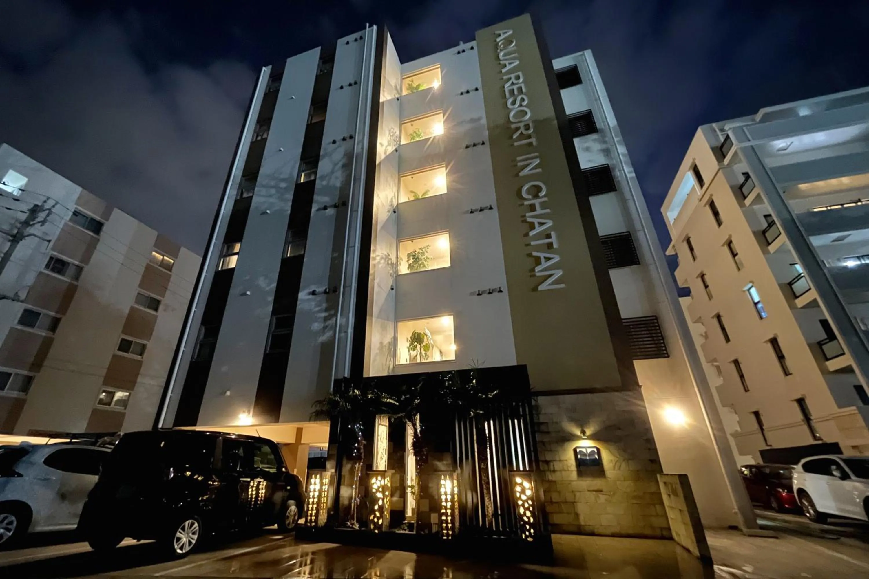 Property building in Aqua Resort in Chatan