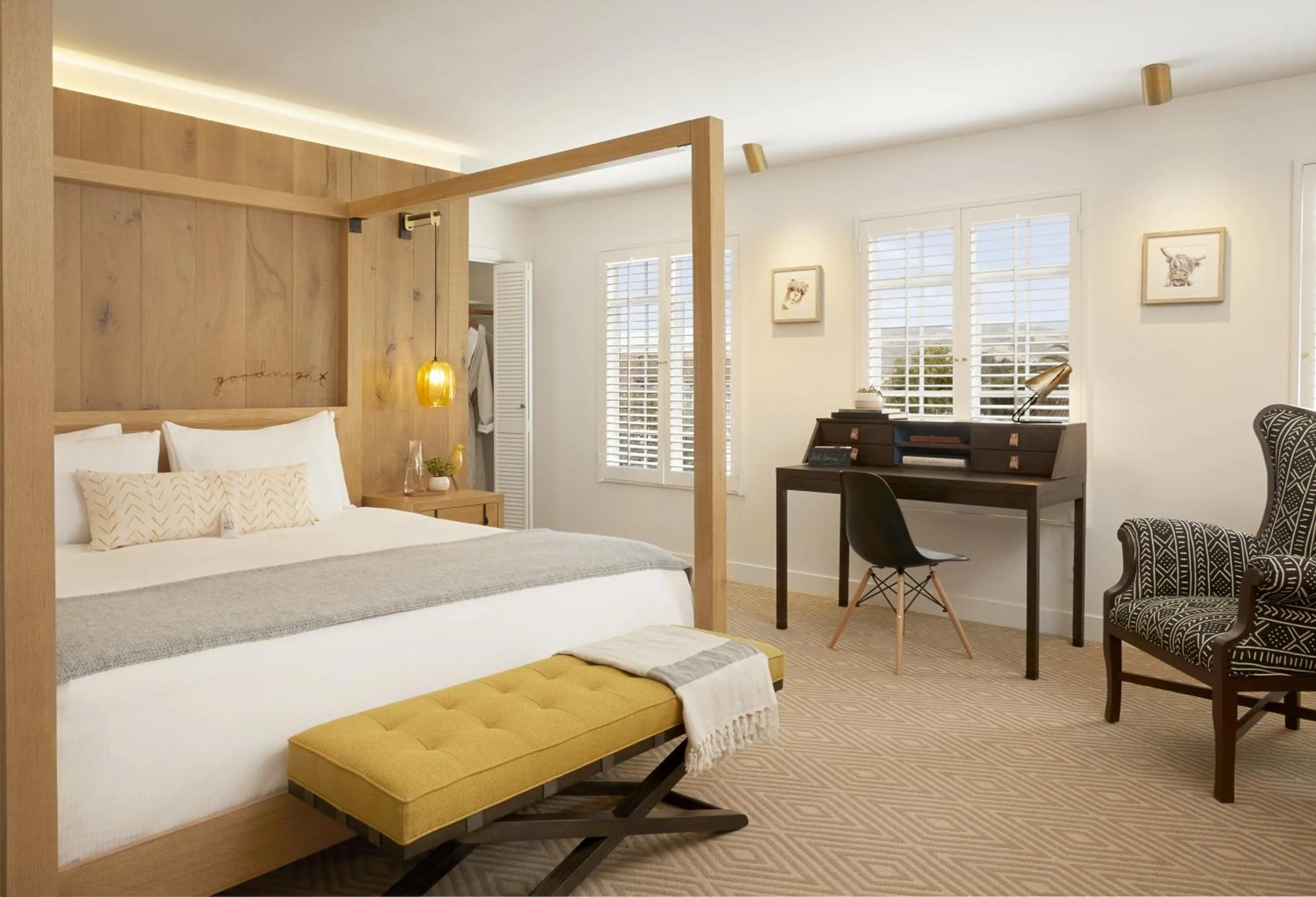 Photo of the whole room, Bed in The Landsby