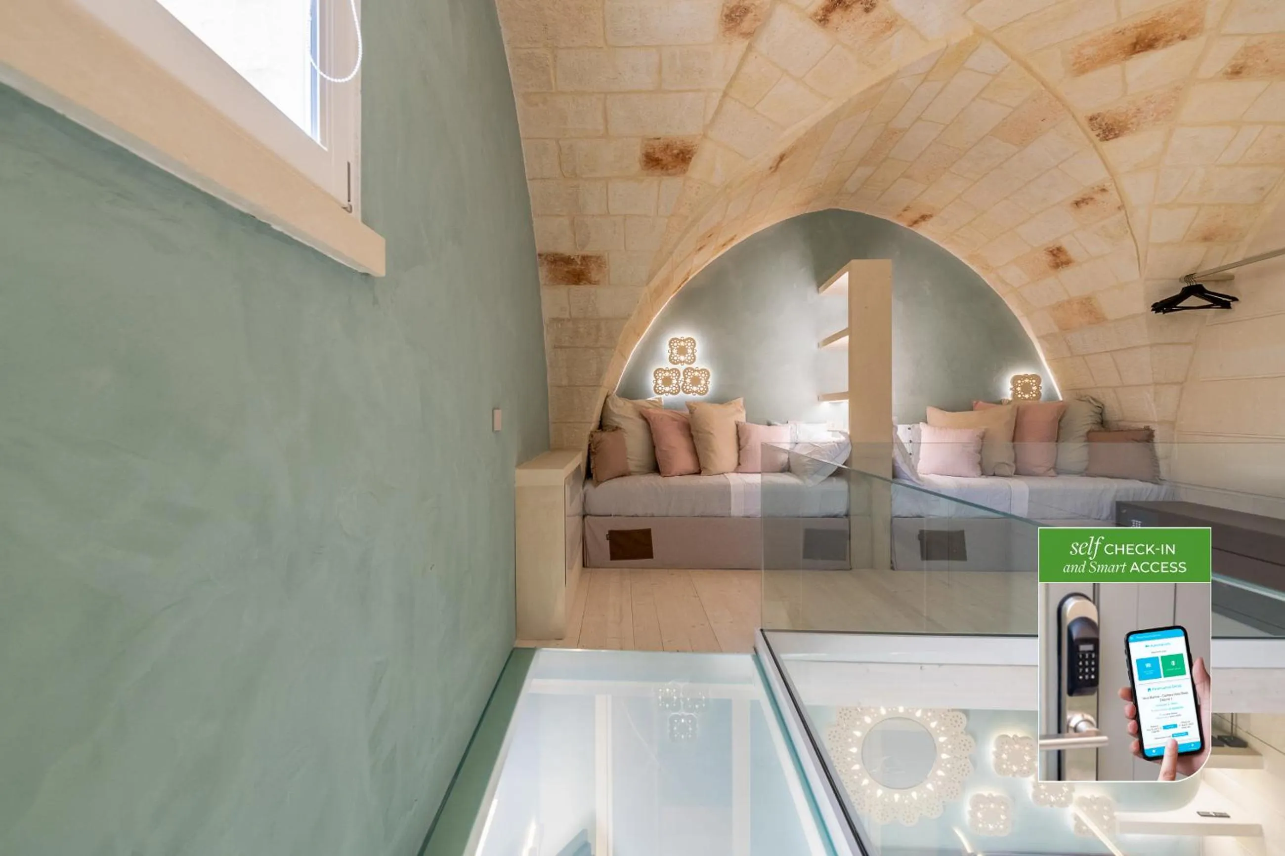 Bed in Corte Dei Granai Meeting & SPA - Raro Rooms Collection