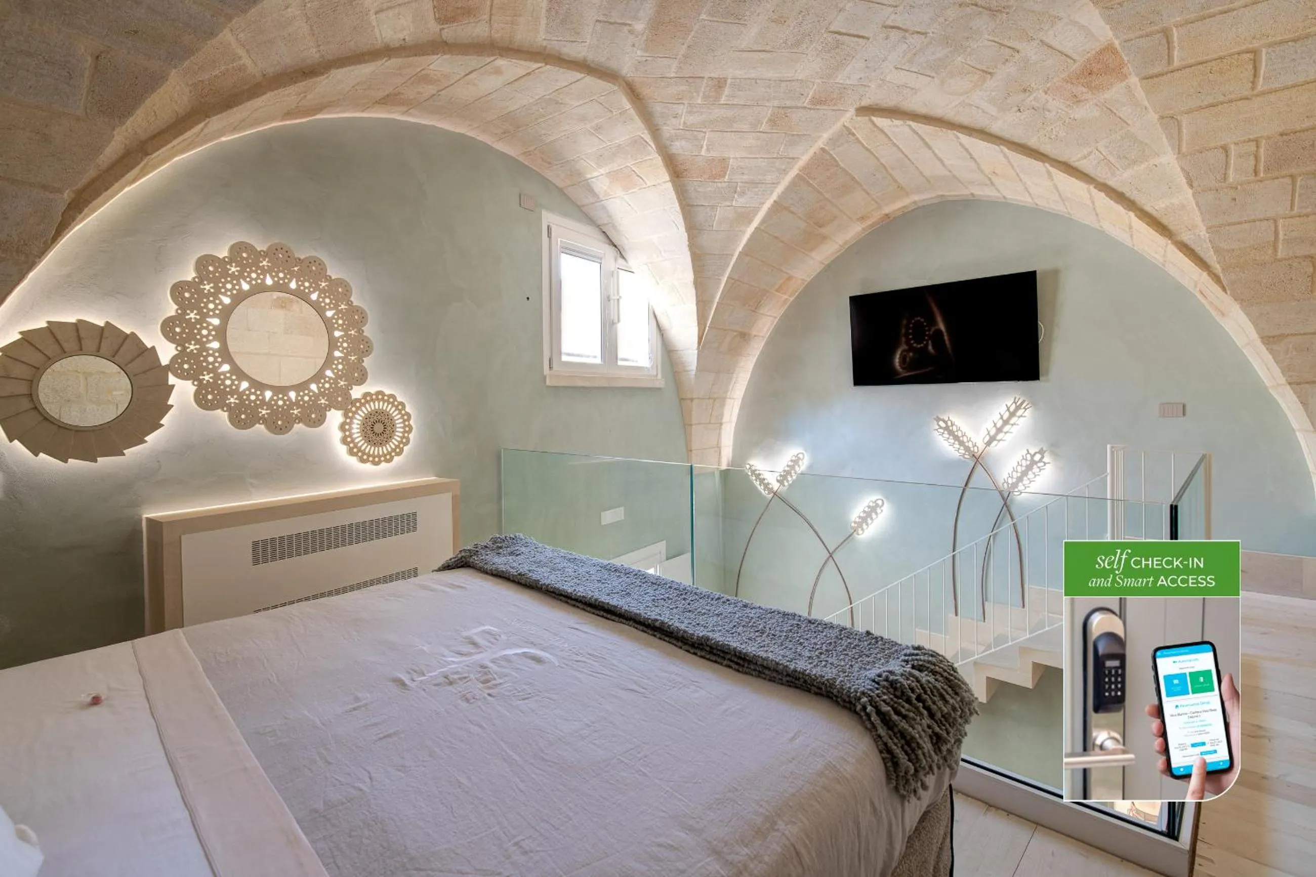 Bed in Corte Dei Granai Meeting & SPA - Raro Rooms Collection