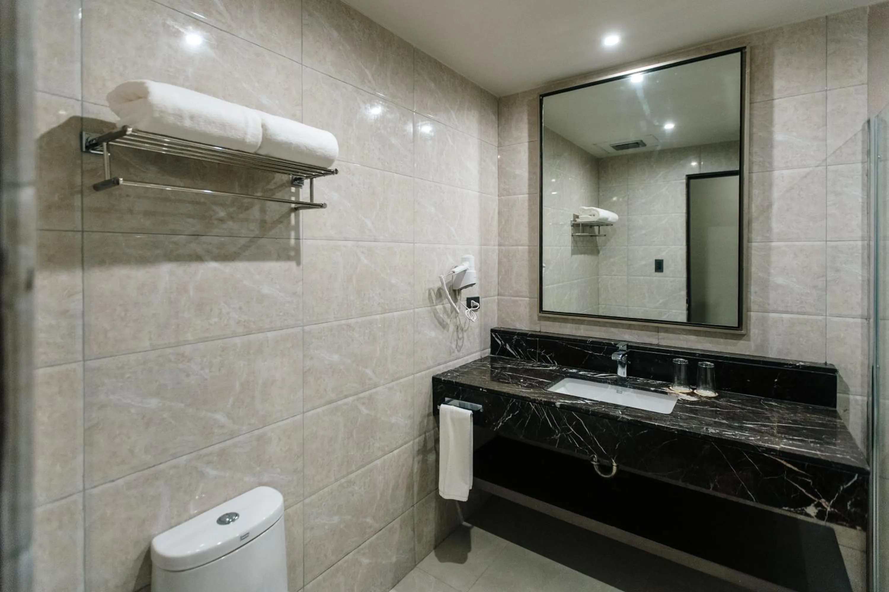 Shower in Zuri Hotel