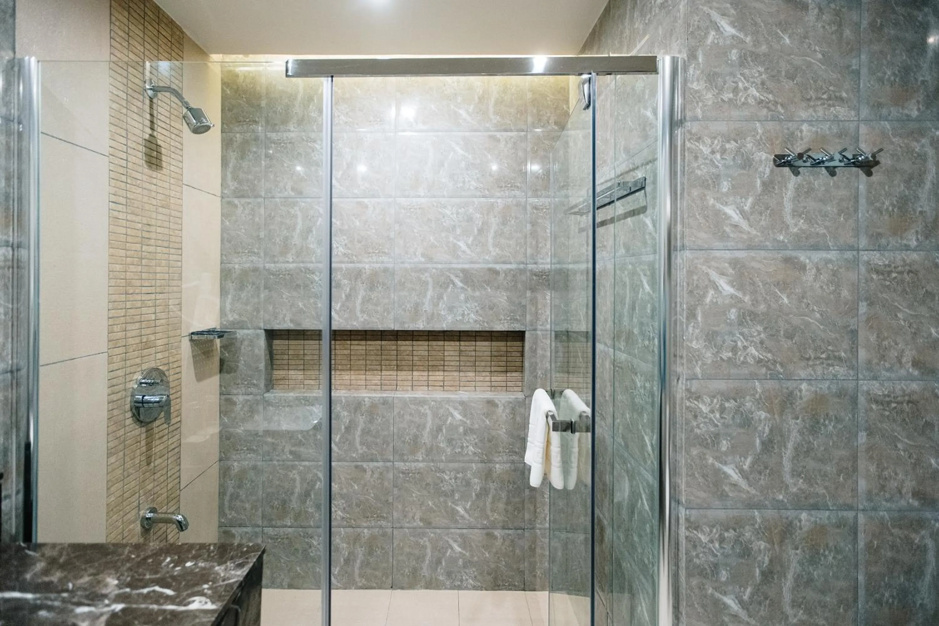 Shower in Zuri Hotel