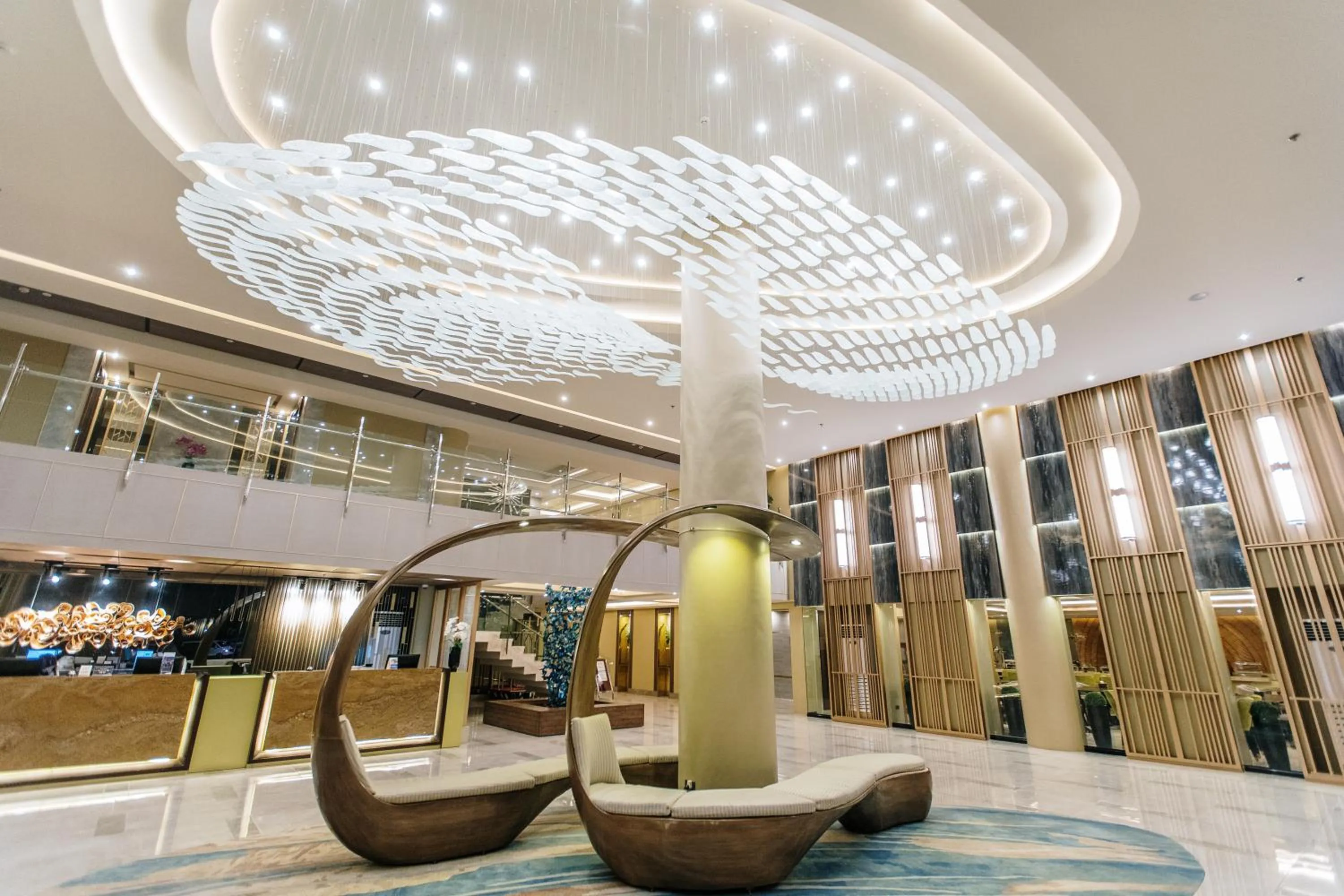 Seating area in Zuri Hotel