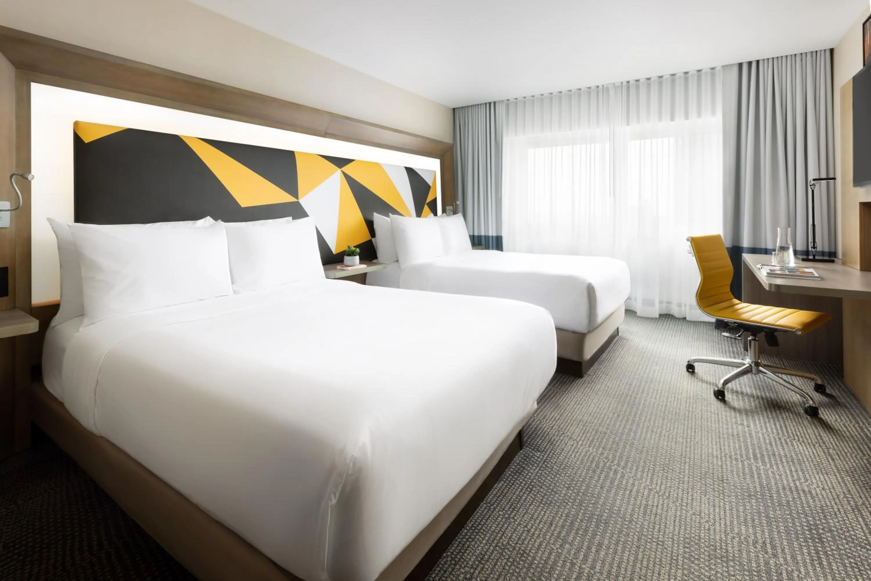 Bedroom, Bed in M Social Hotel Times Square New York