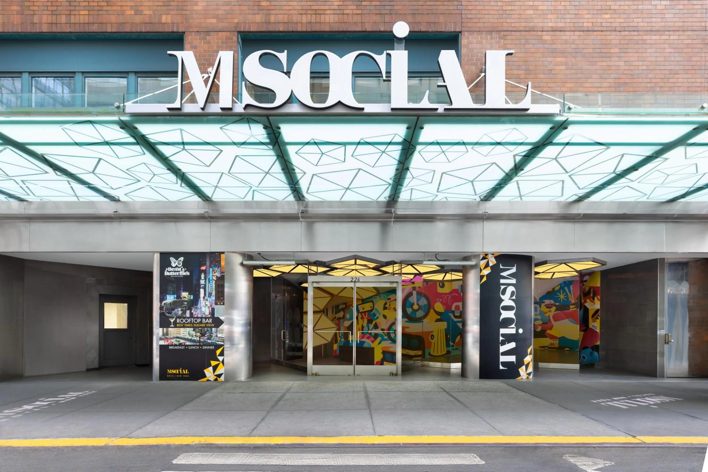 Facade/entrance in M Social Hotel Times Square New York
