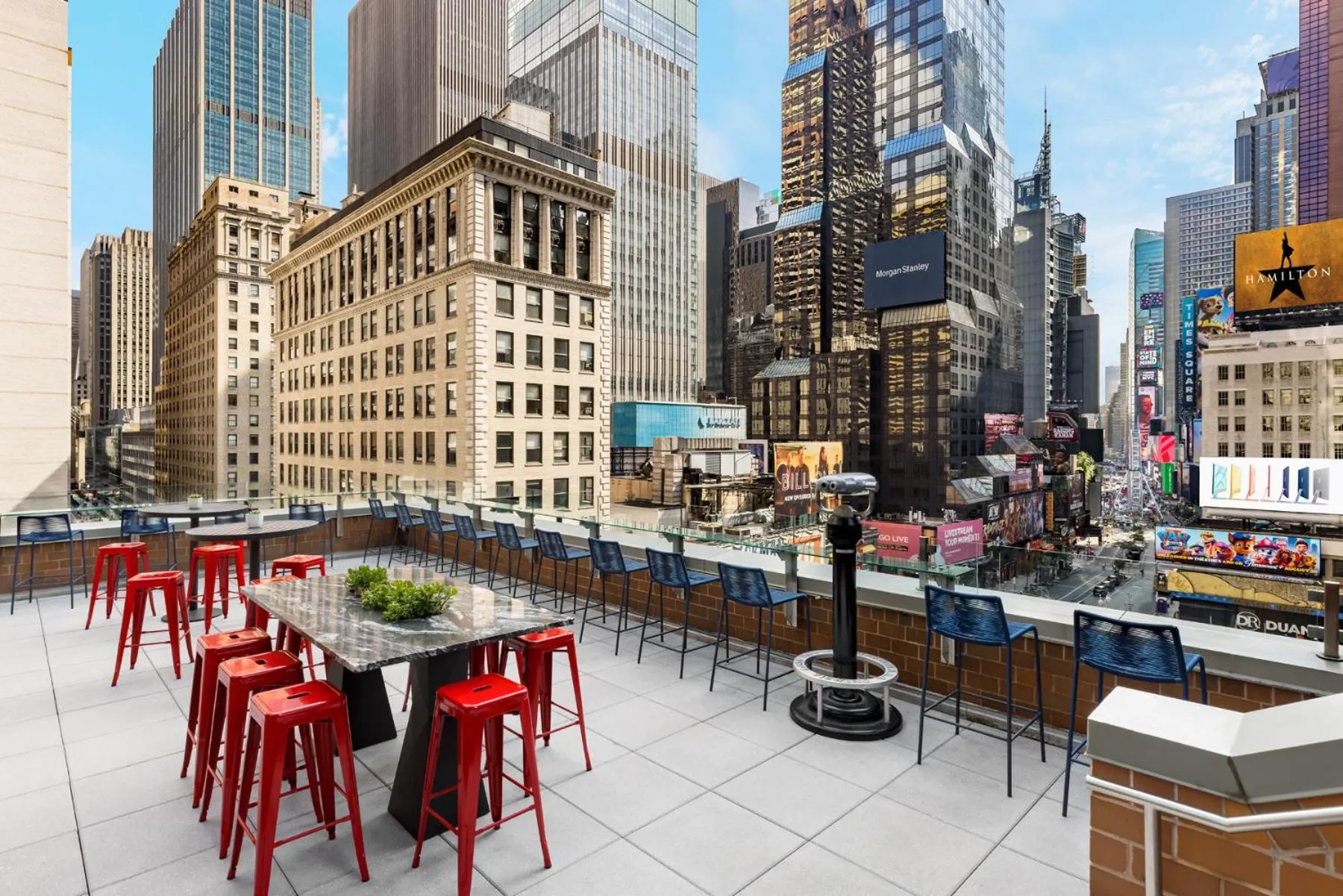 Patio in M Social Hotel Times Square New York