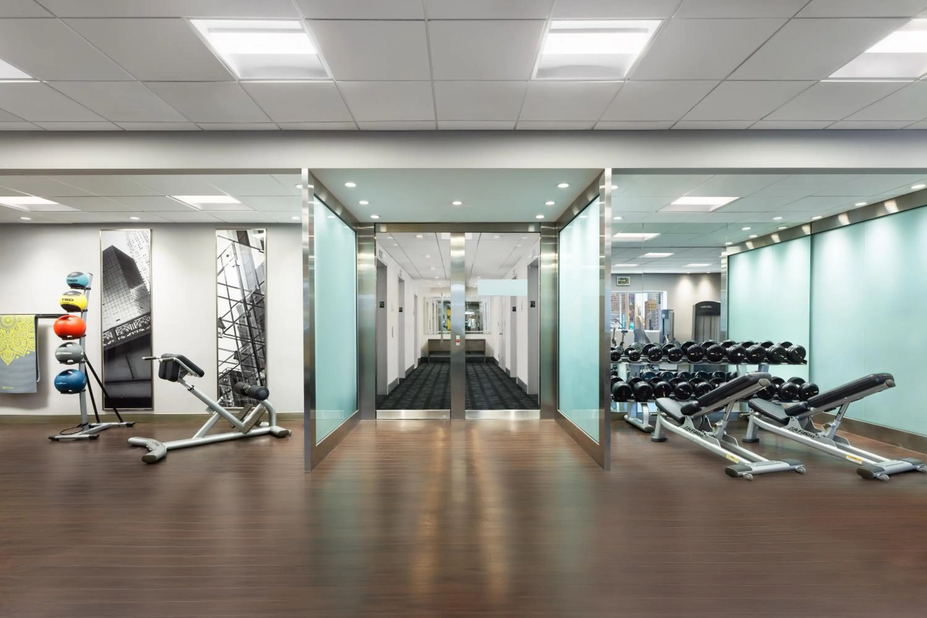 Fitness centre/facilities in M Social Hotel Times Square New York