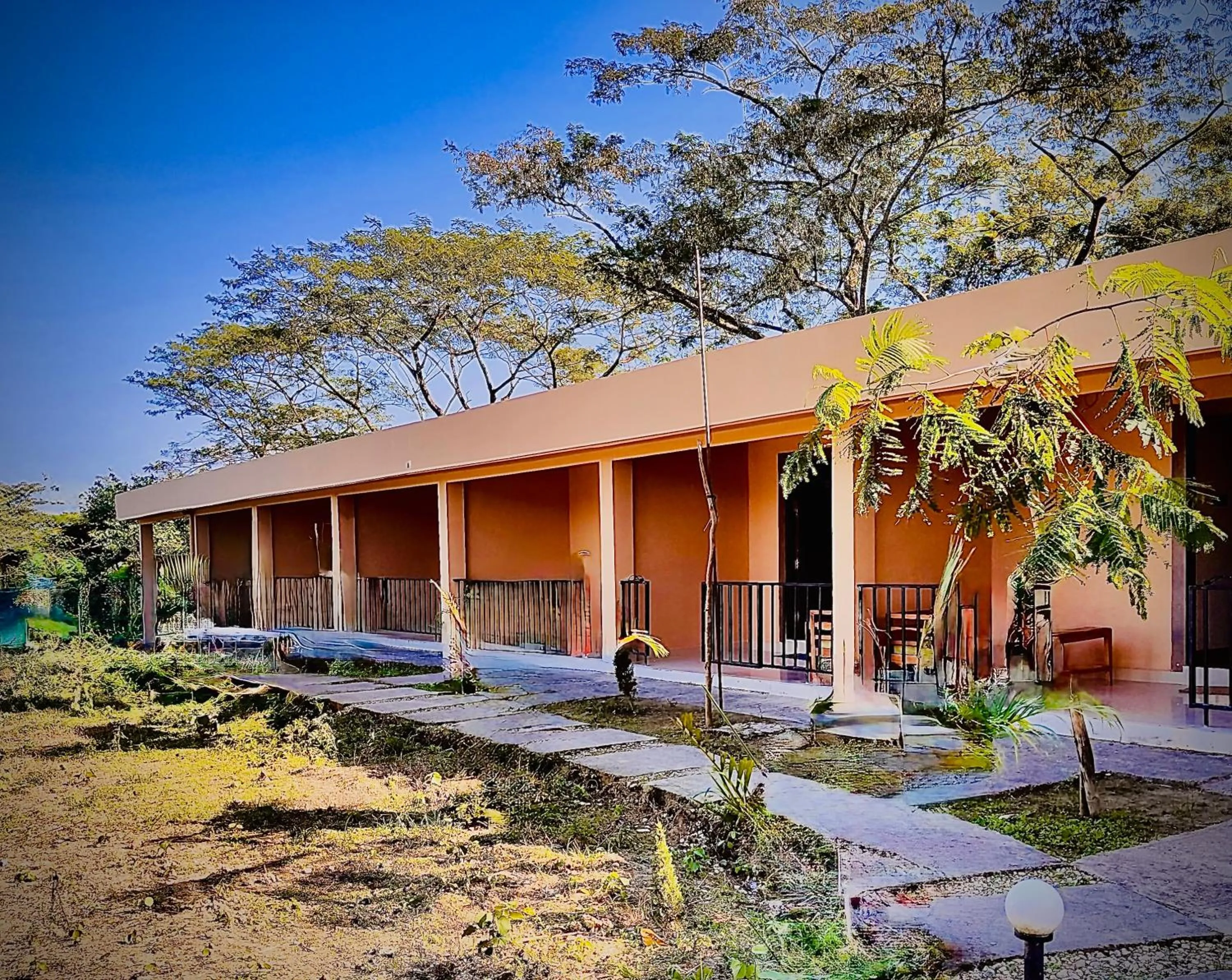 Property building in Kaziranga Eco Village Resort
