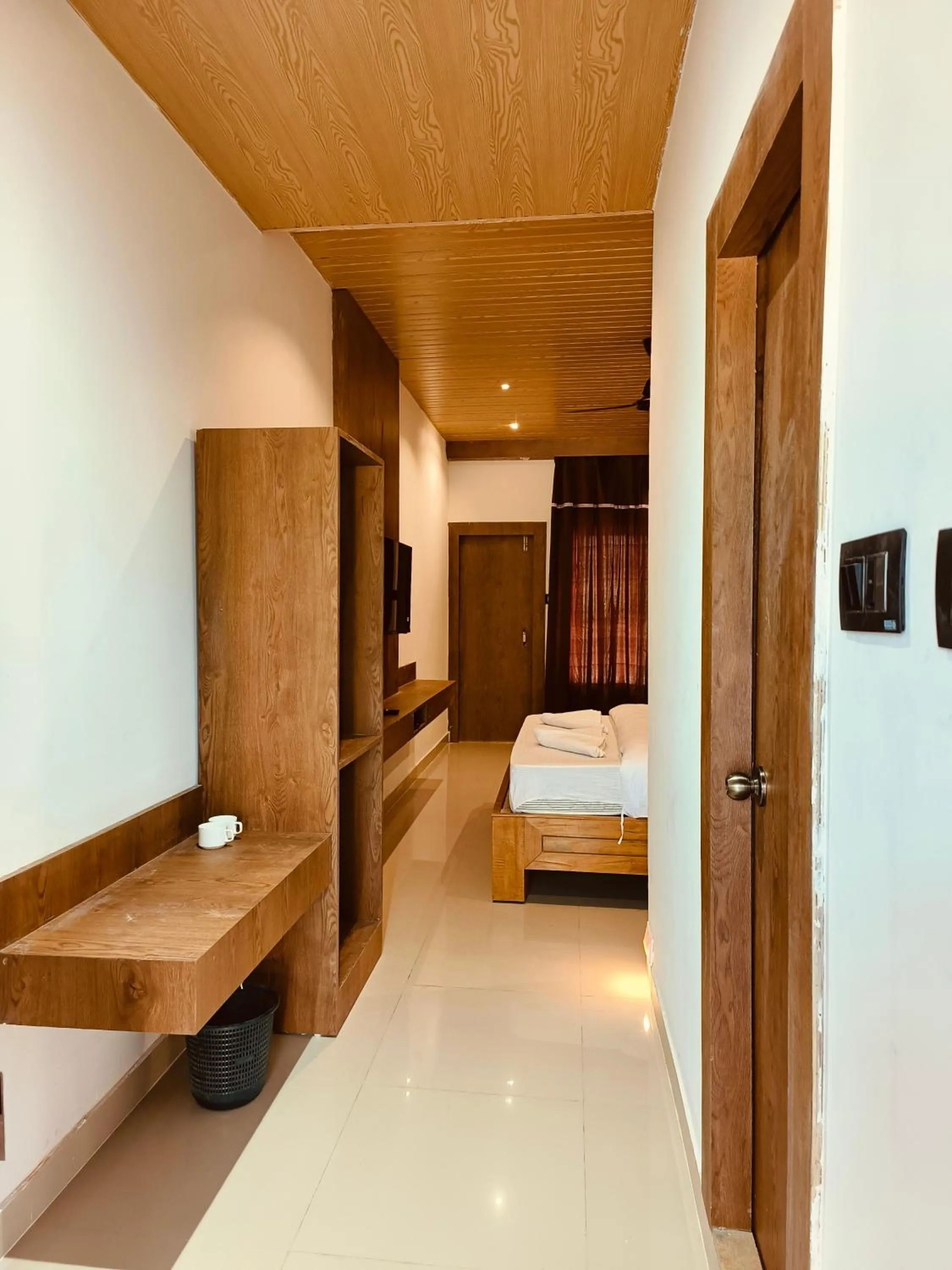 View (from property/room), Bed in Kaziranga Eco Village Resort