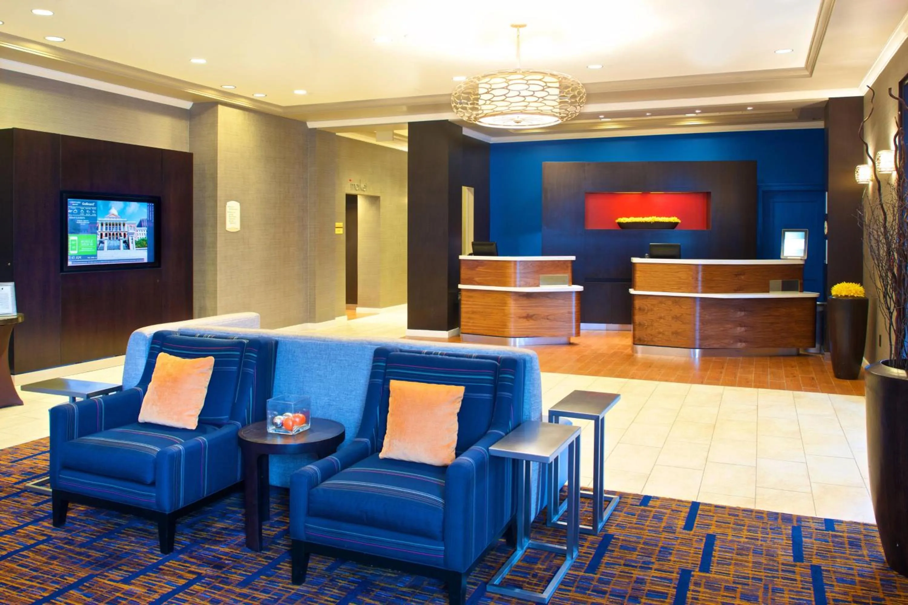Lobby or reception in Courtyard by Marriott Boston Billerica Bedford