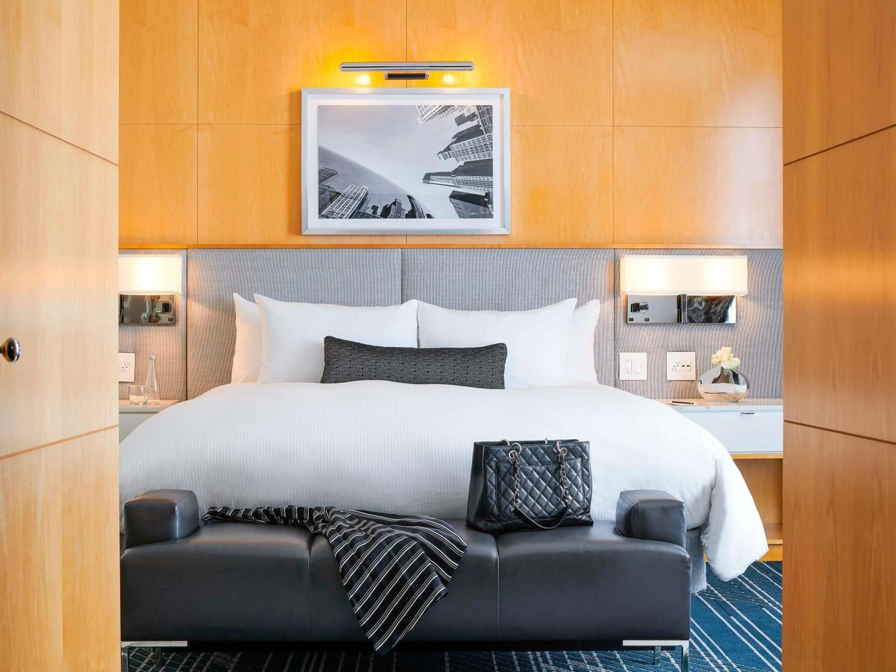 Bedroom, Bed in Sofitel Chicago Magnificent Mile