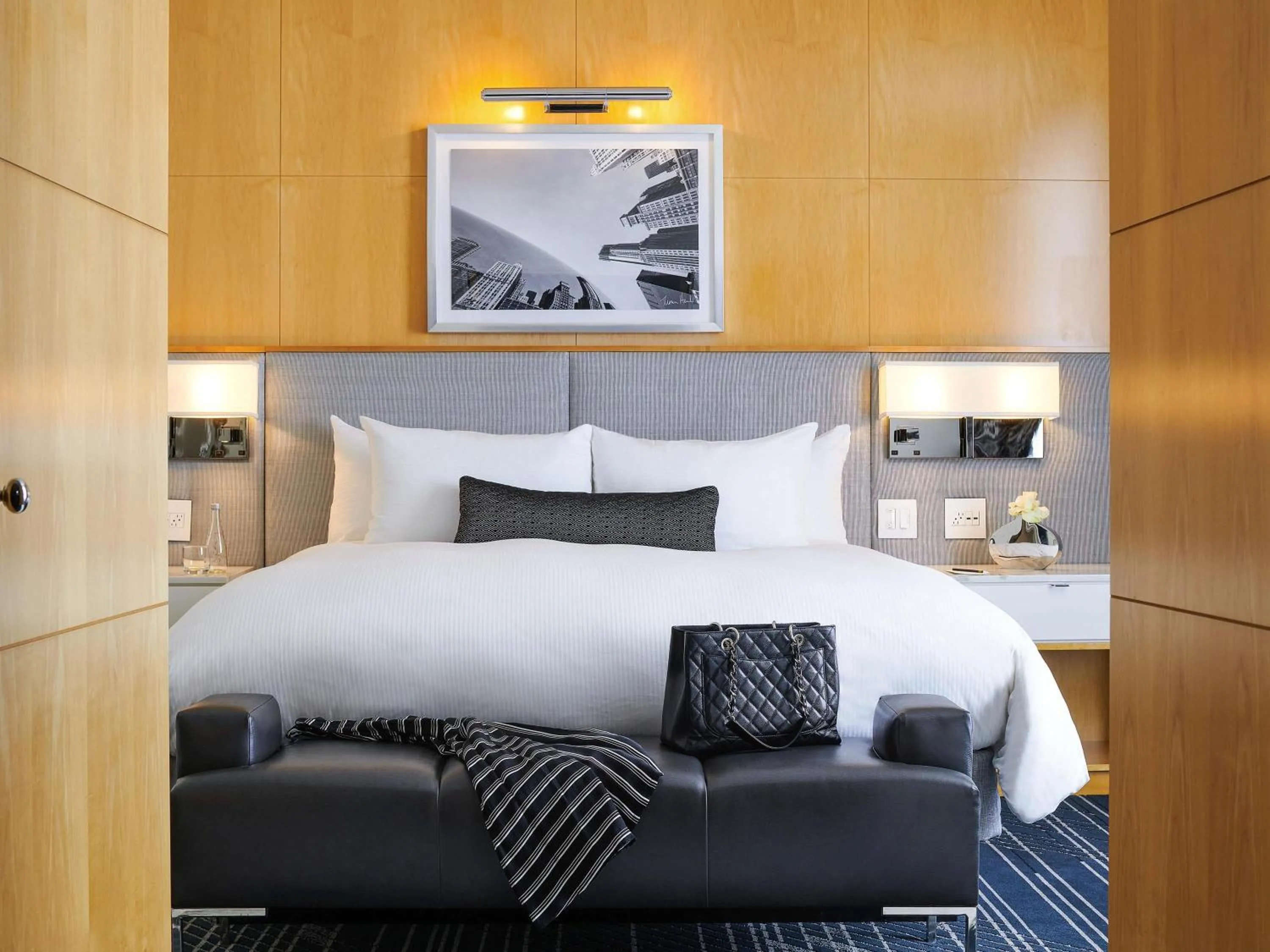 Bedroom, Bed in Sofitel Chicago Magnificent Mile