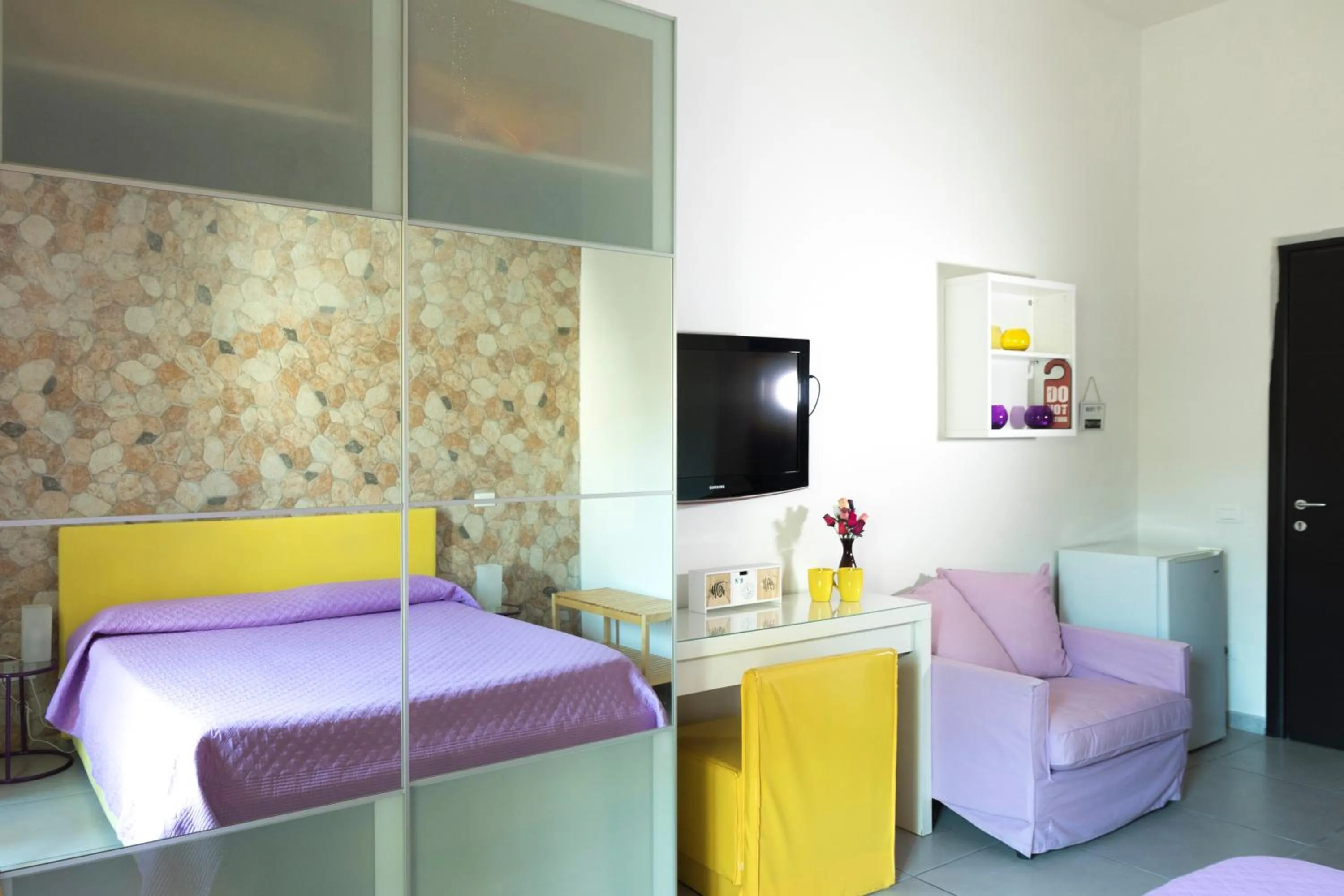 Bedroom in Megaride Santa Lucia