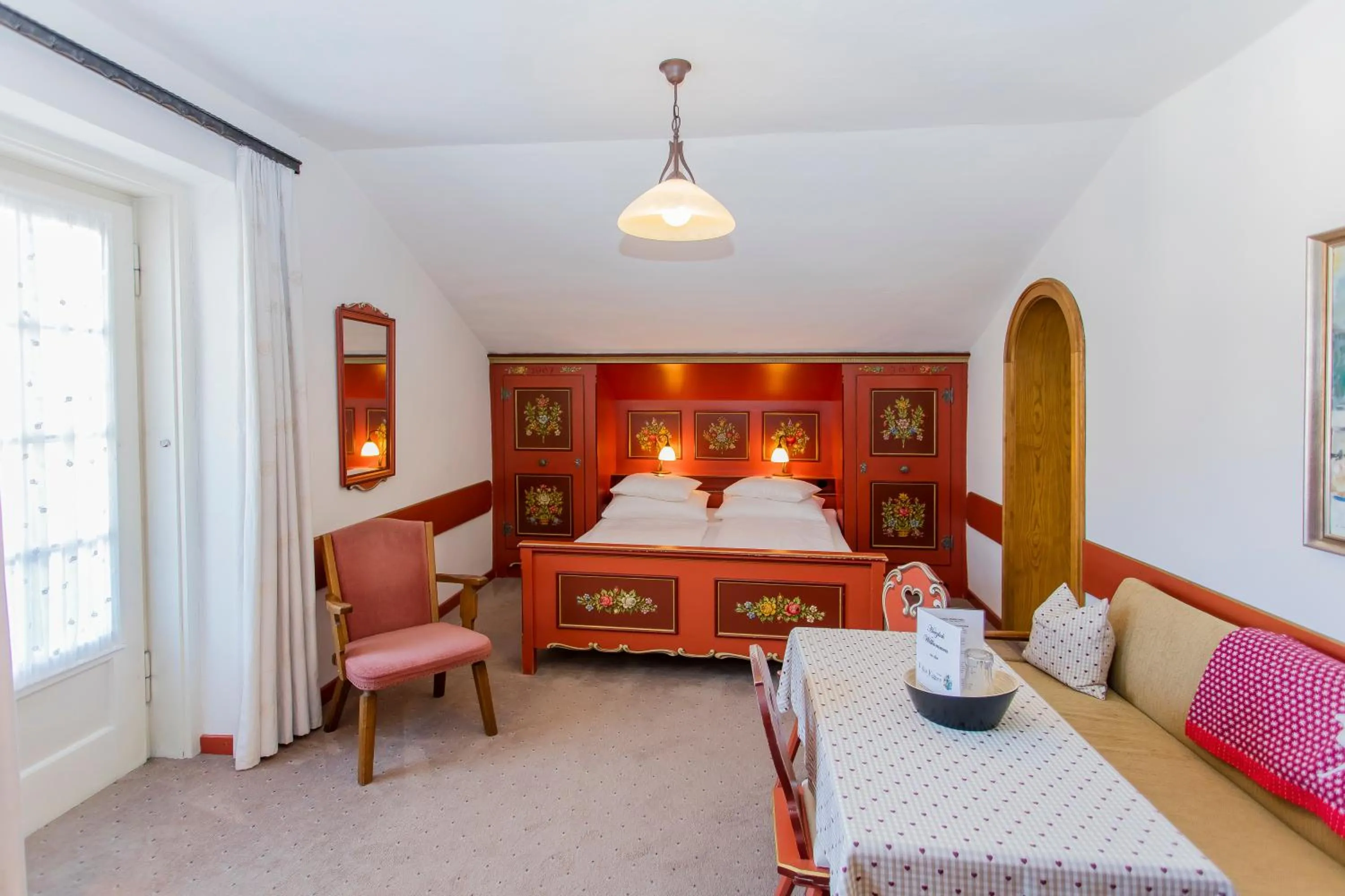 Bed in Villa Egger
