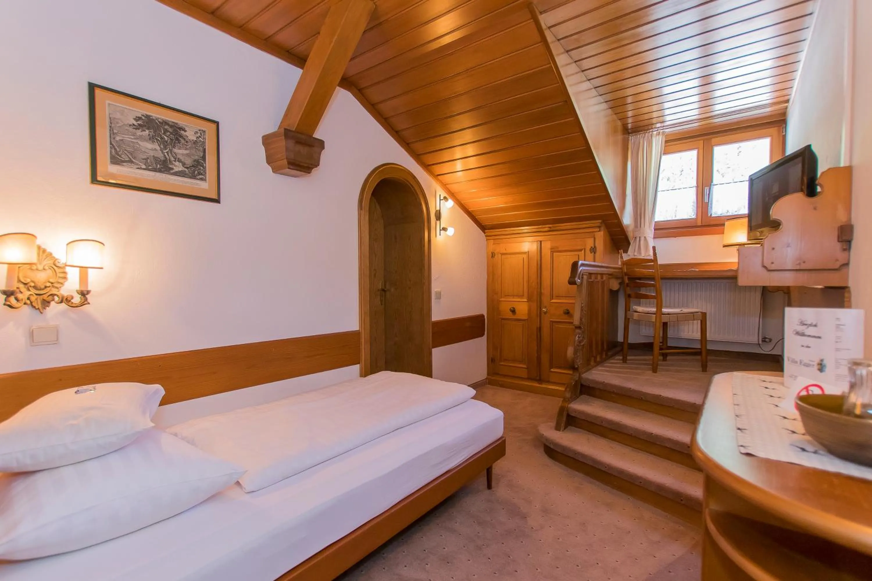 Bed in Villa Egger