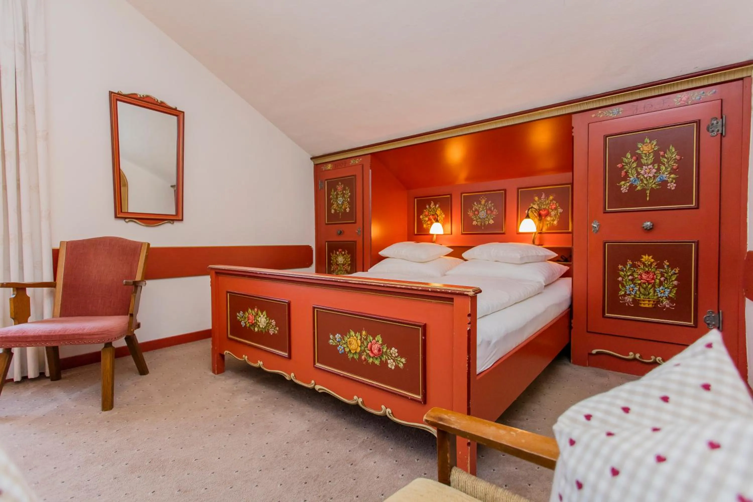 Bed in Villa Egger