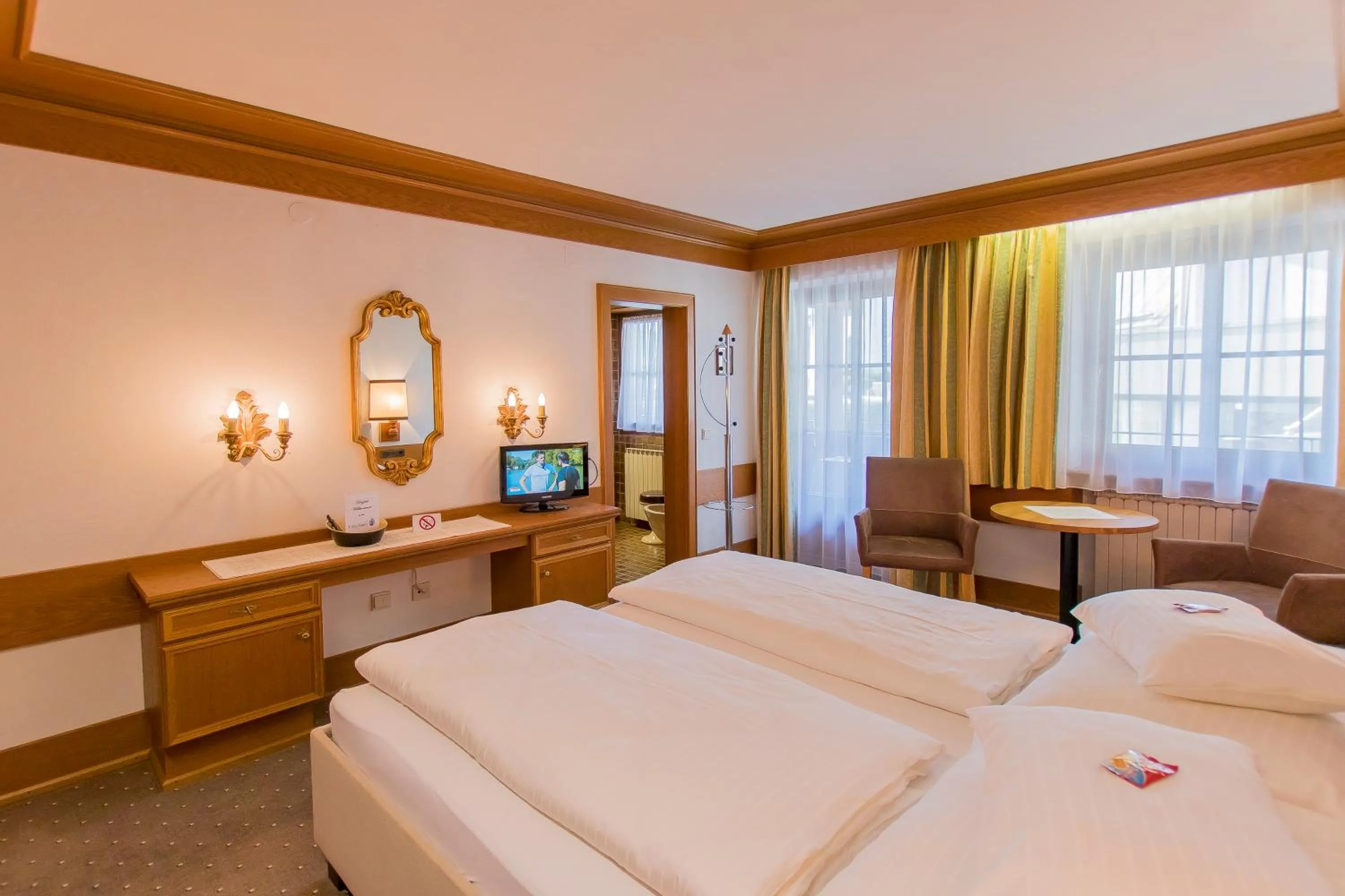 Bed in Villa Egger