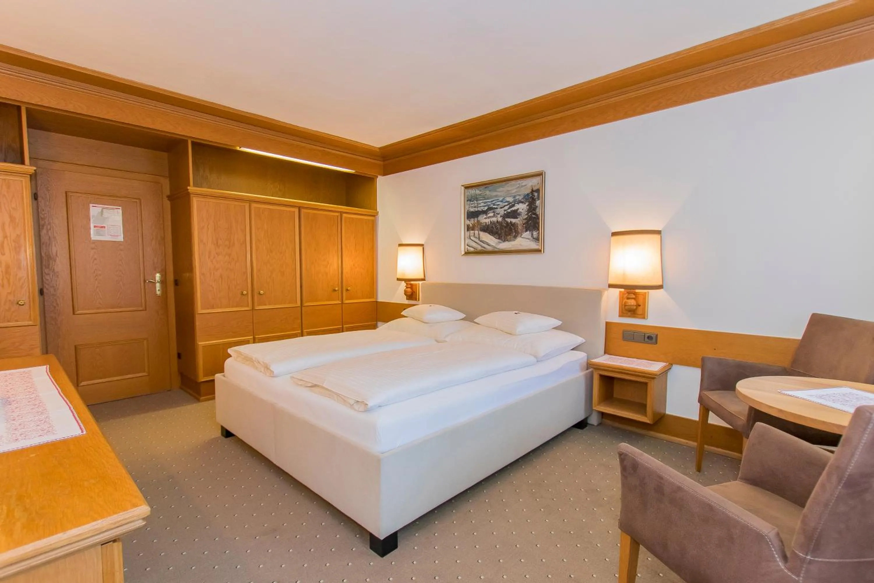Bed in Villa Egger