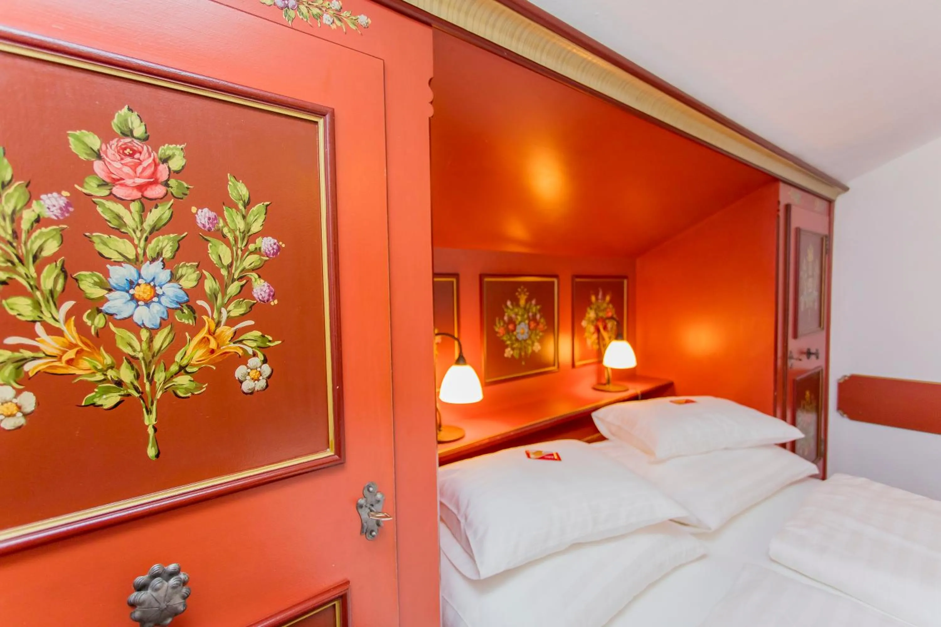 Bed in Villa Egger