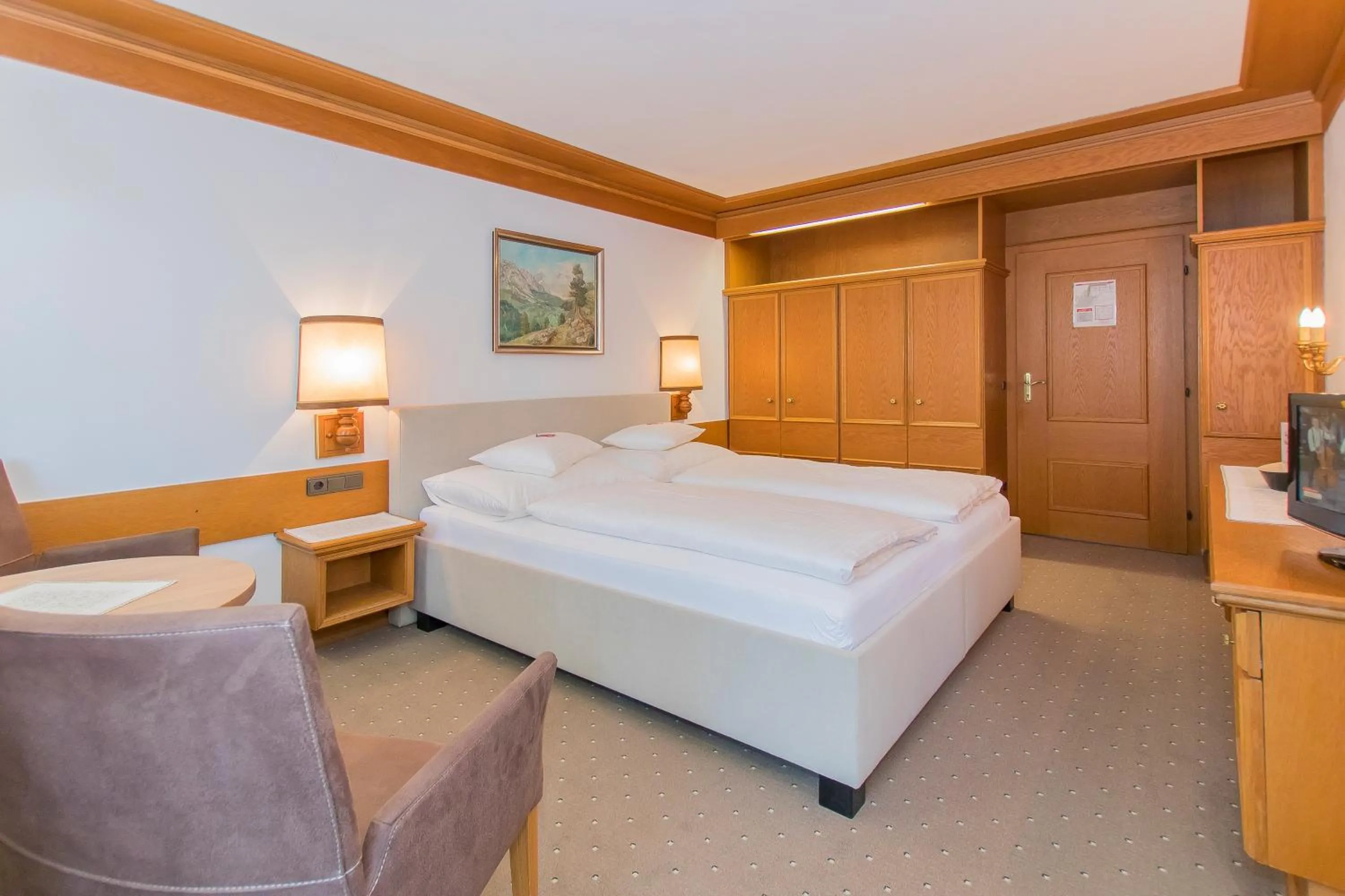 Bed in Villa Egger