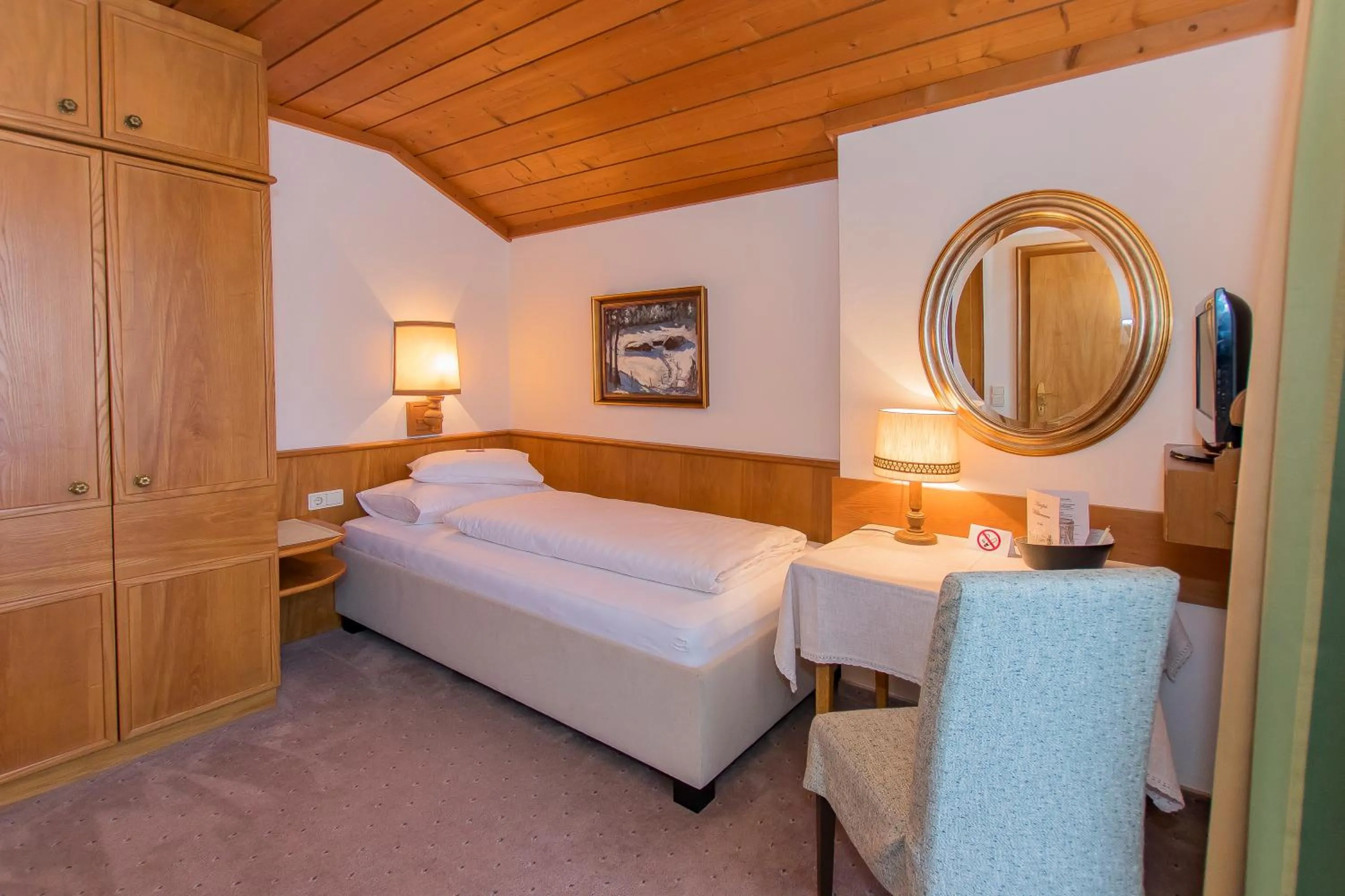 Bed in Villa Egger