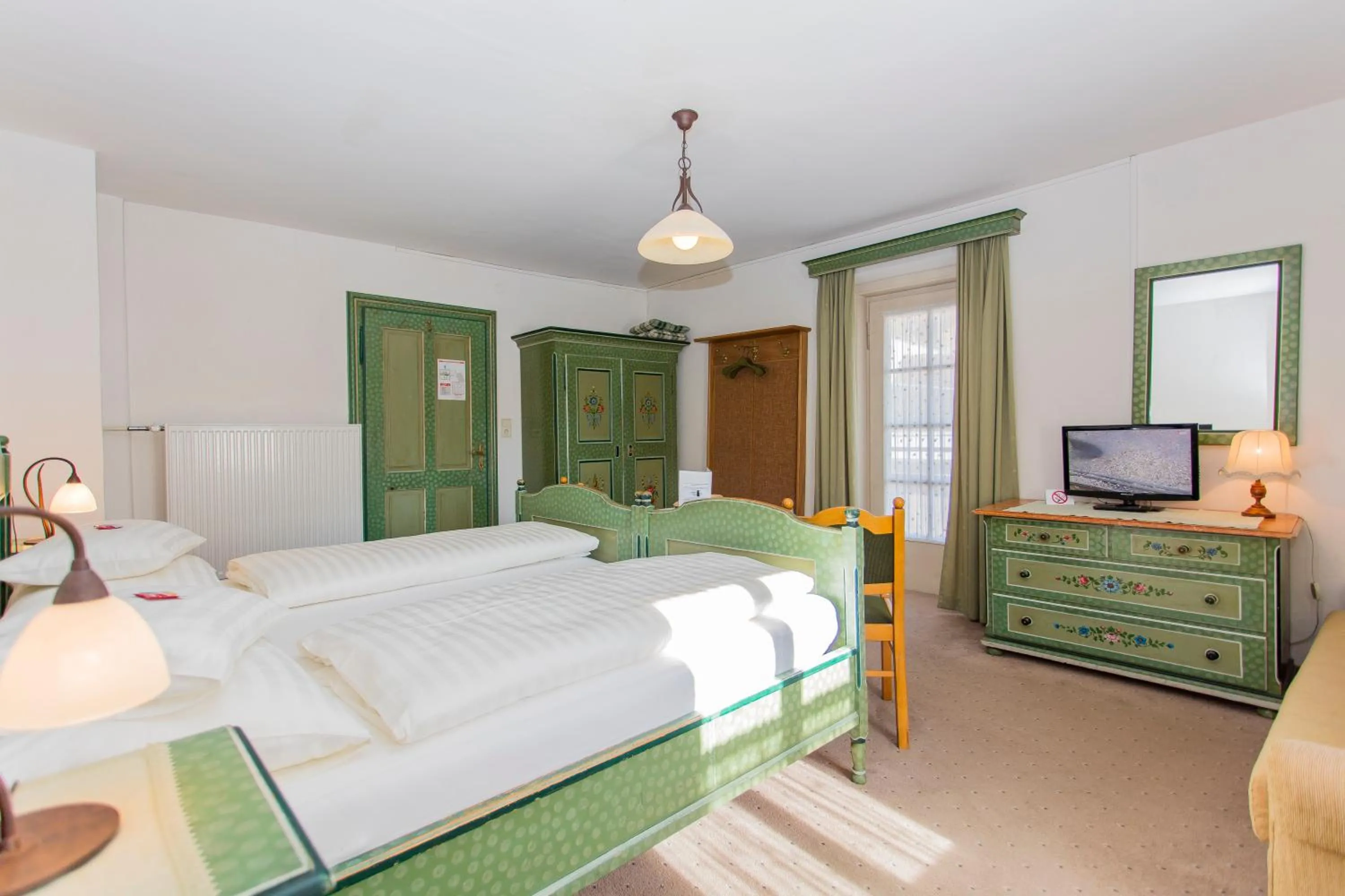 Bed in Villa Egger