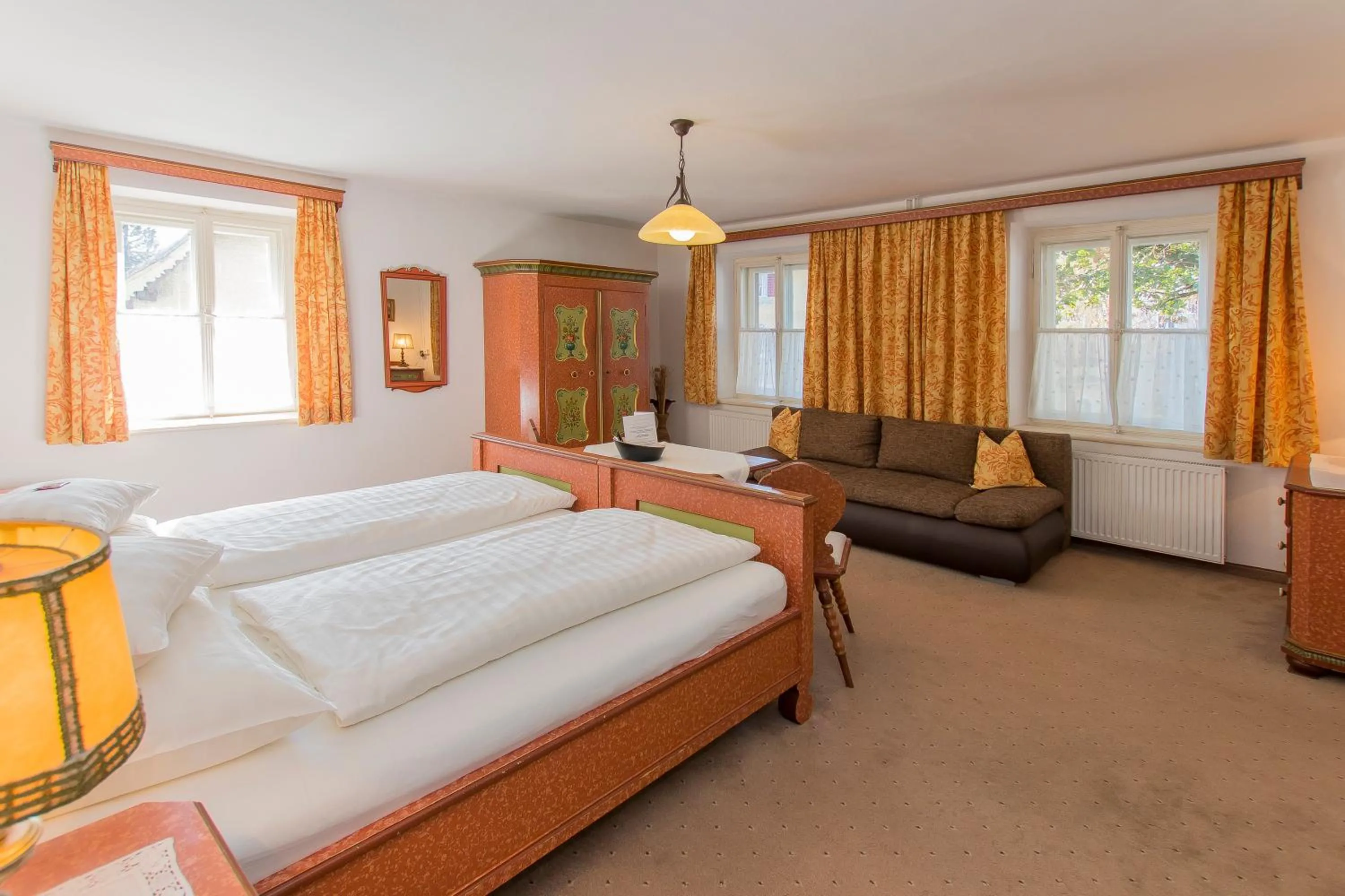 Bed in Villa Egger
