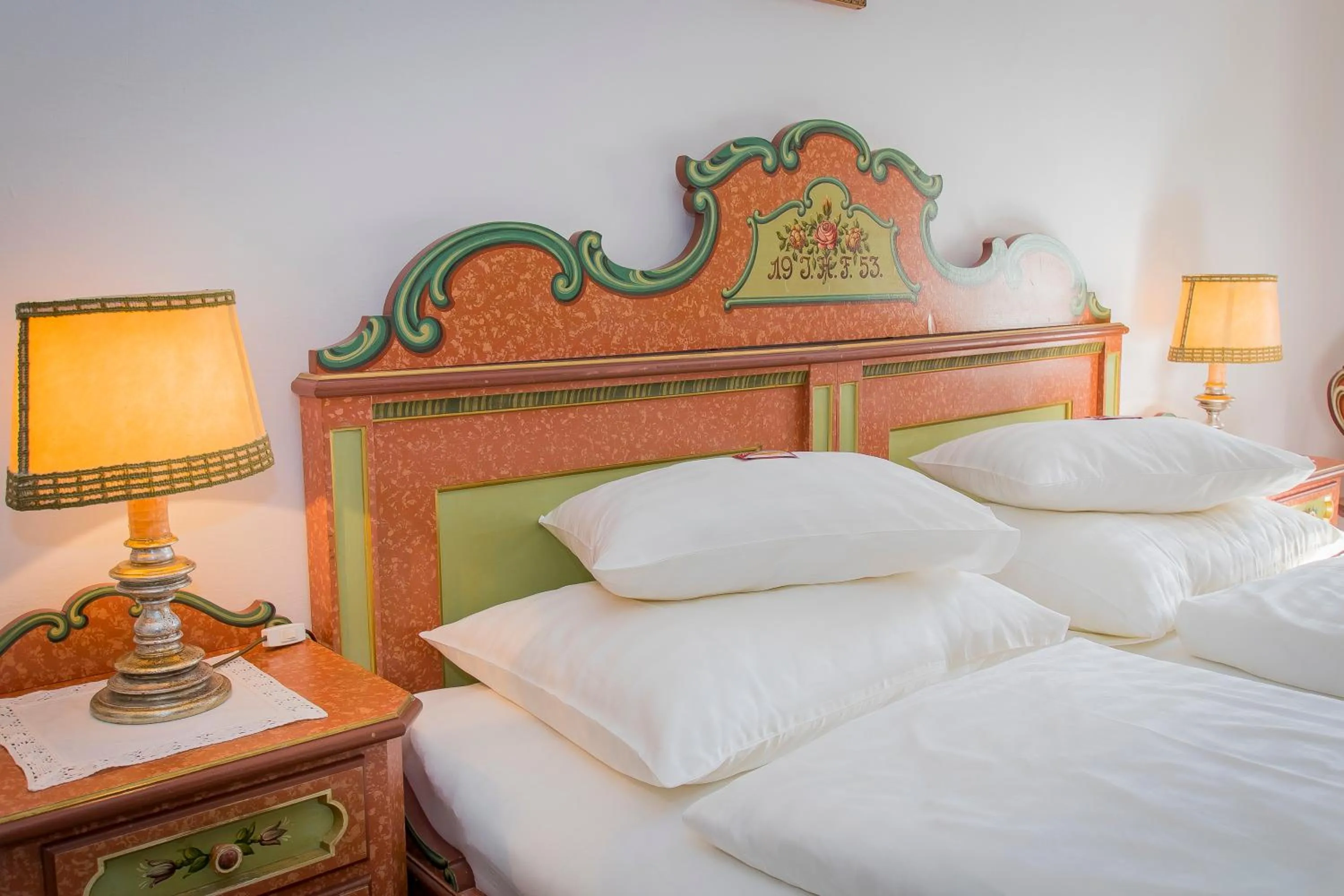 Bed in Villa Egger