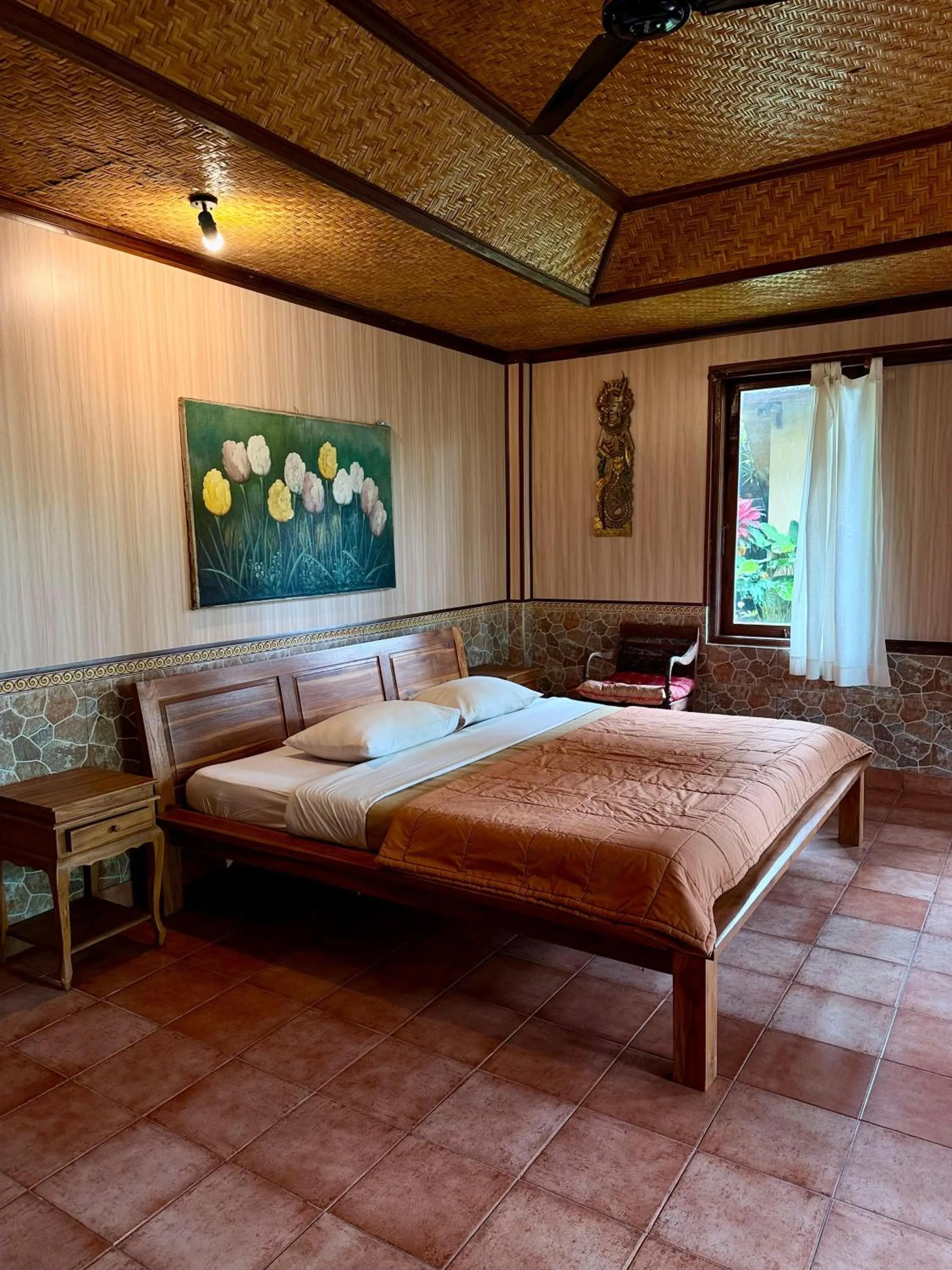 Bed in Sari Wangi Cottage
