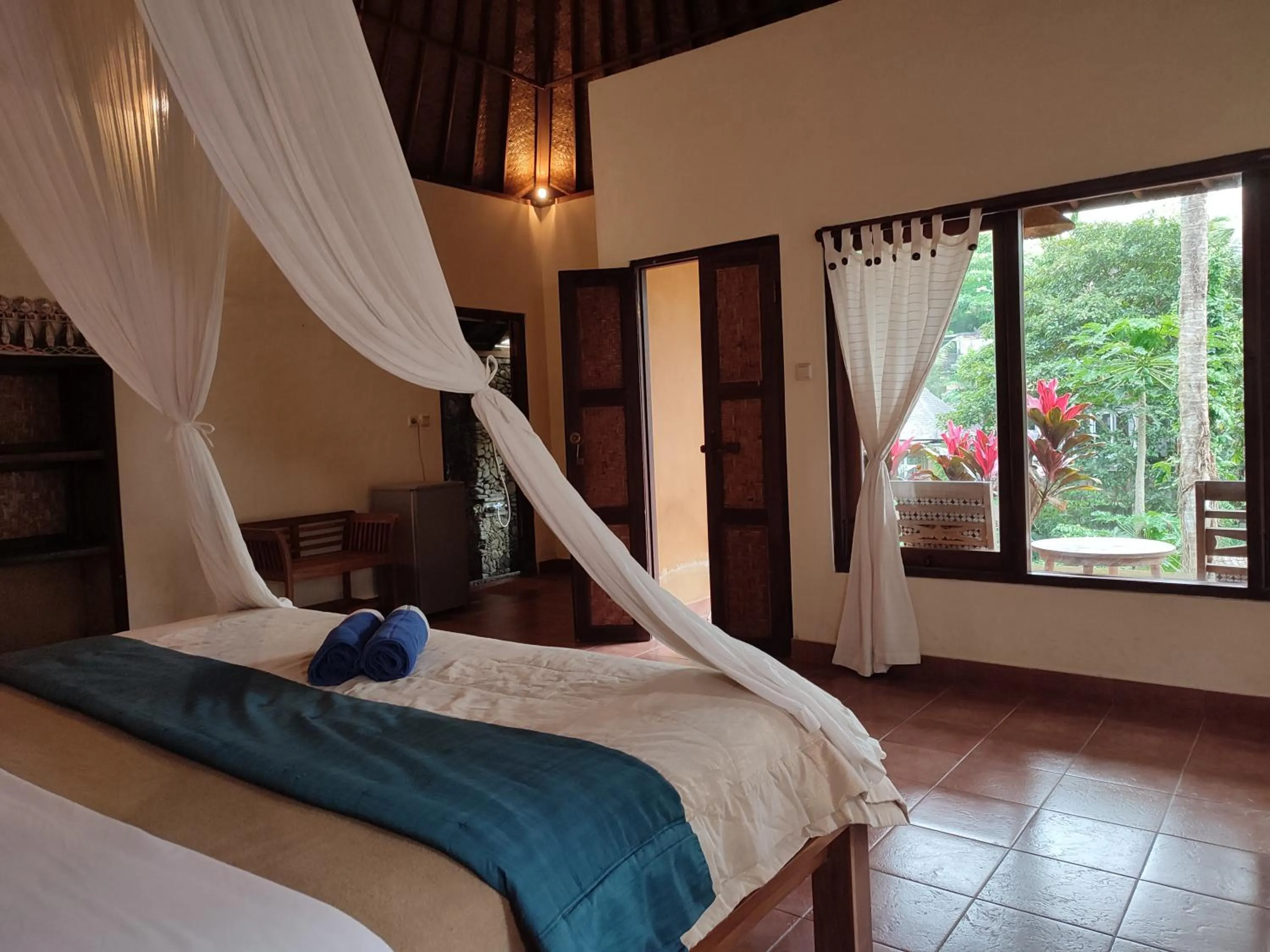 Bed in Sari Wangi Cottage