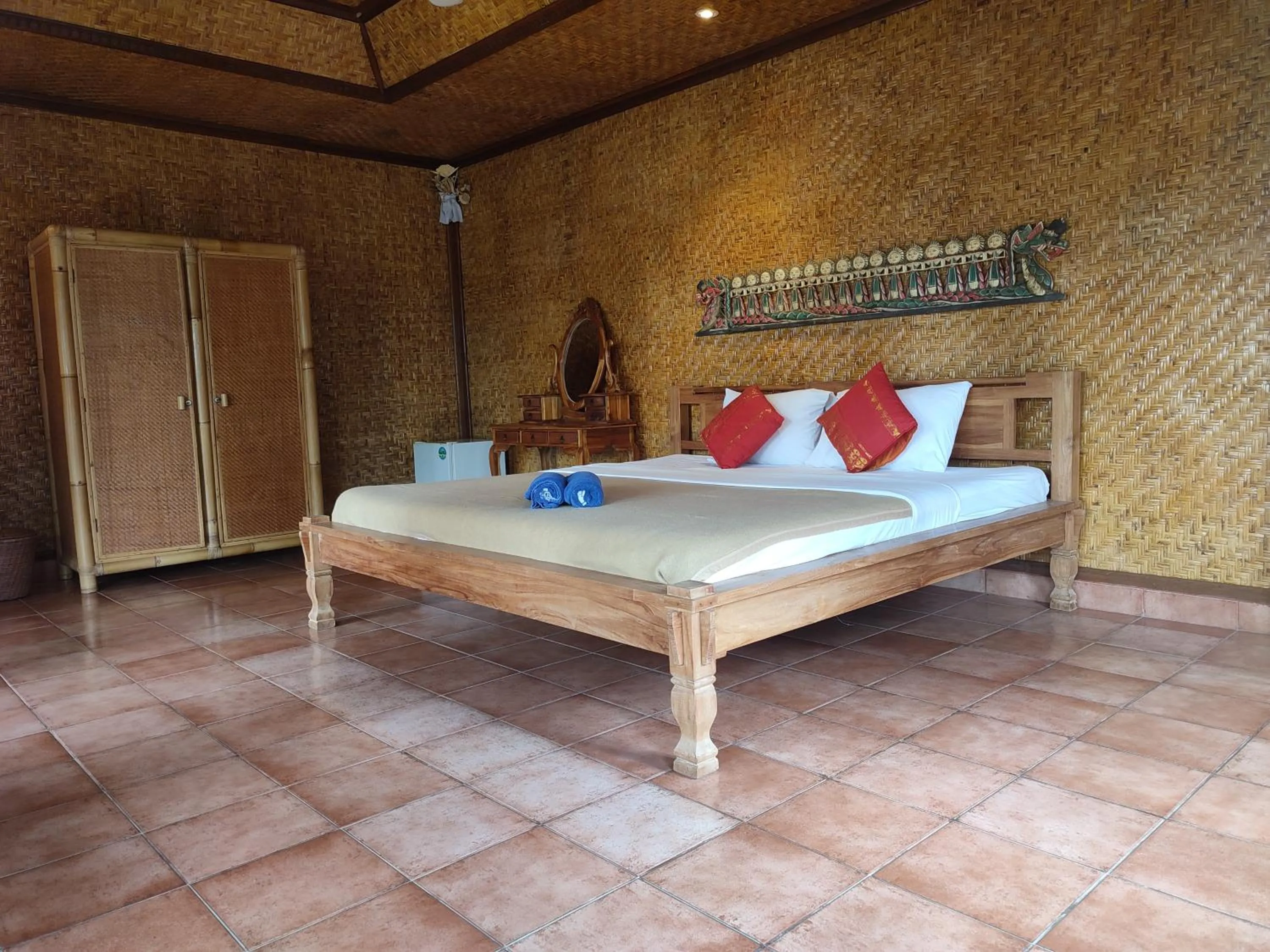 Bed in Sari Wangi Cottage