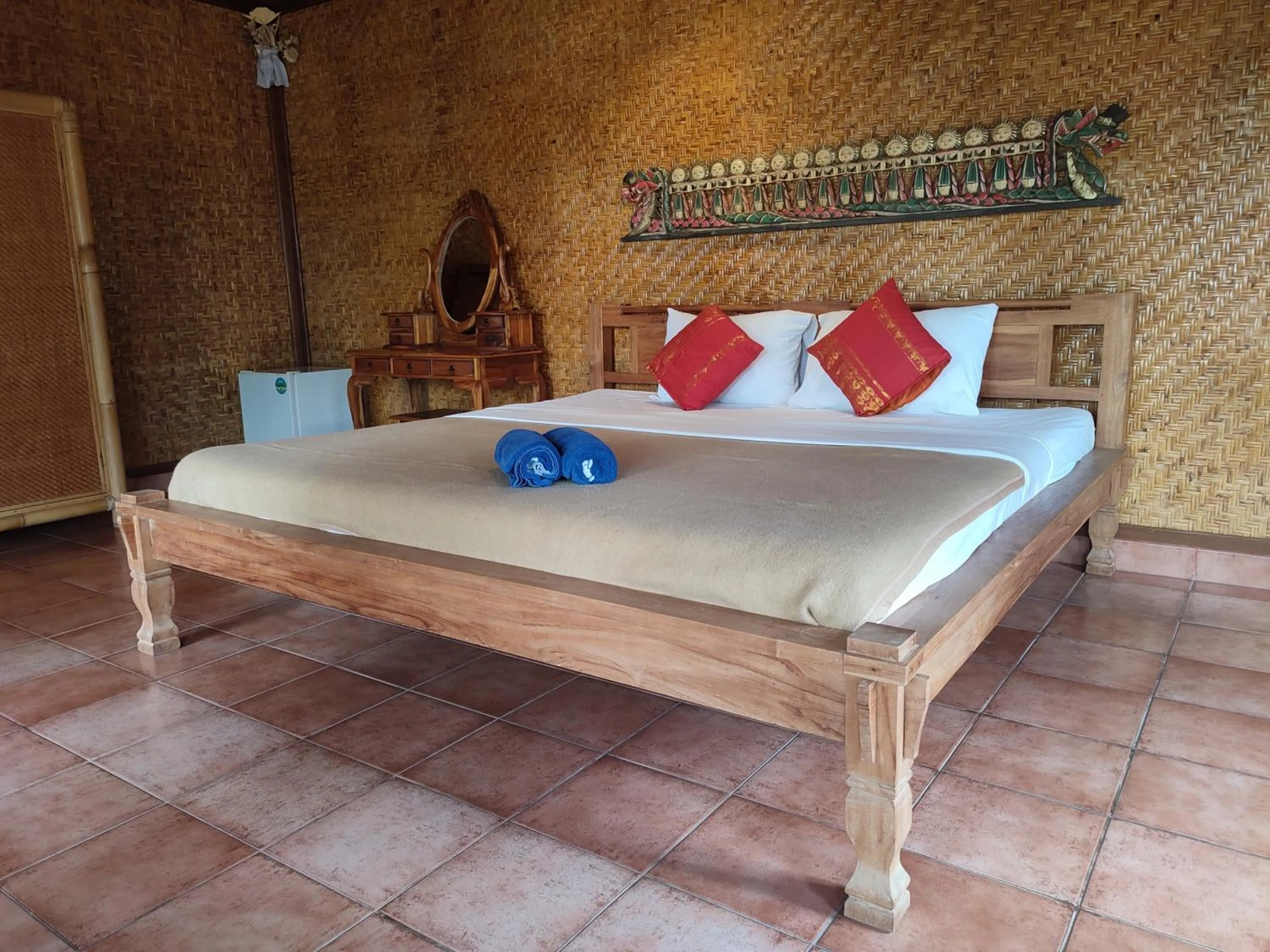 Bed in Sari Wangi Cottage