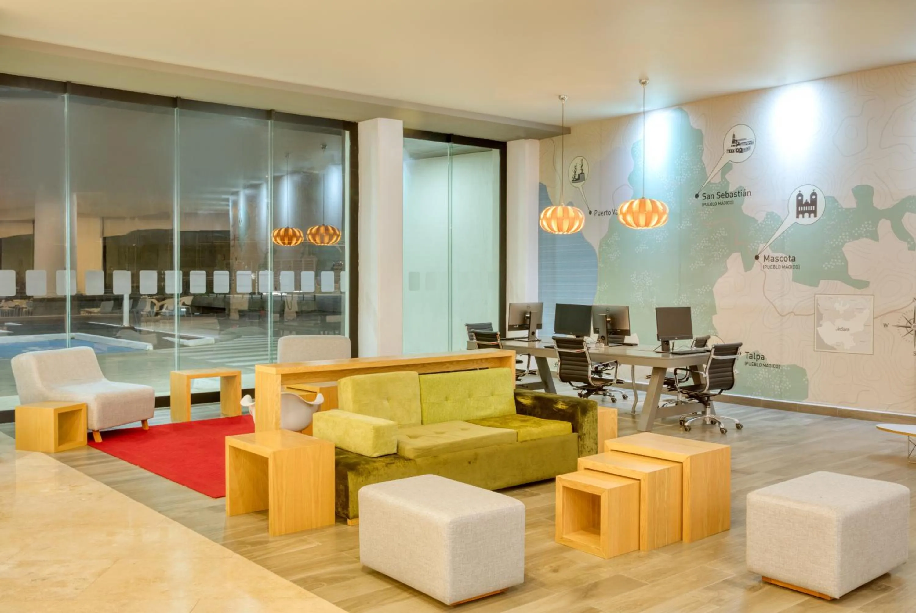 Lounge or bar in Fiesta Inn Guadalajara Aeropuerto