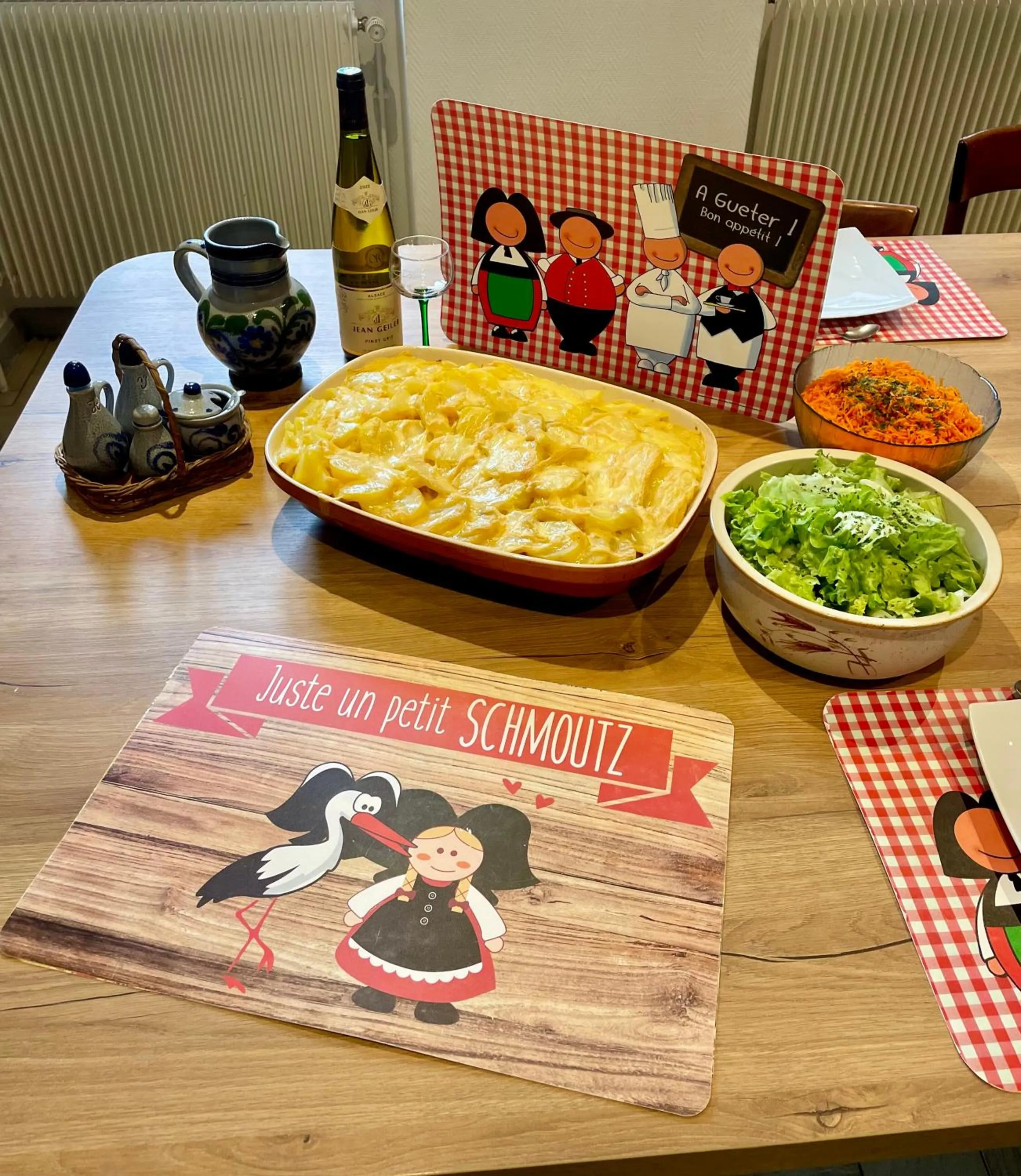 Meals in Chambres d'hôtes A la Fecht Nature et Bien-être
